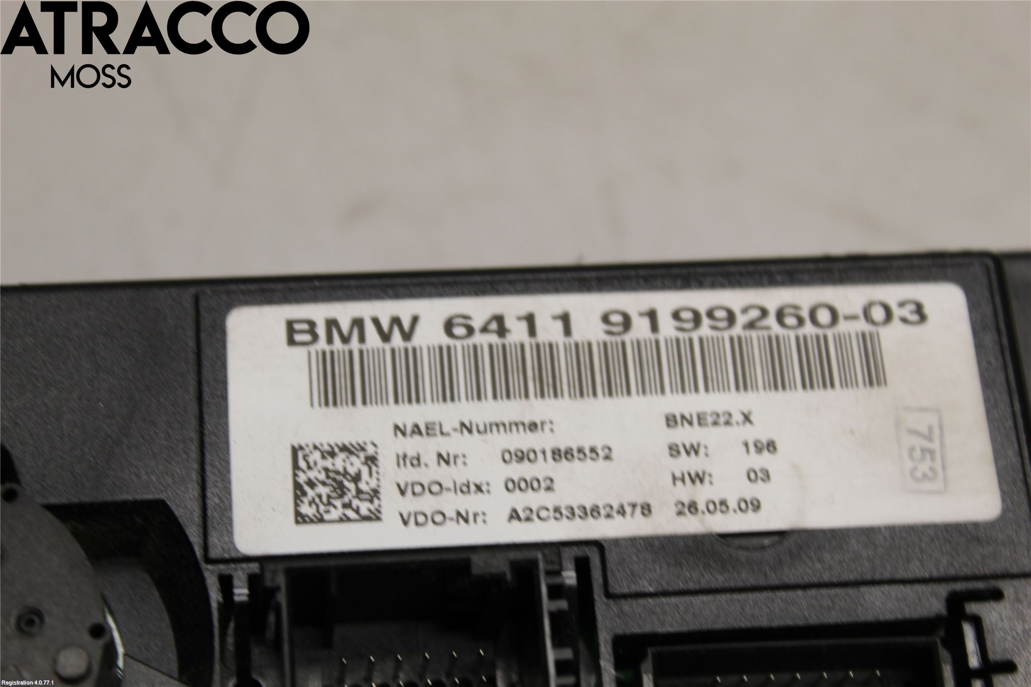 BMW 1 E87/81 5D/3D 03-11 Ac Styrenhet Ac Manöveren