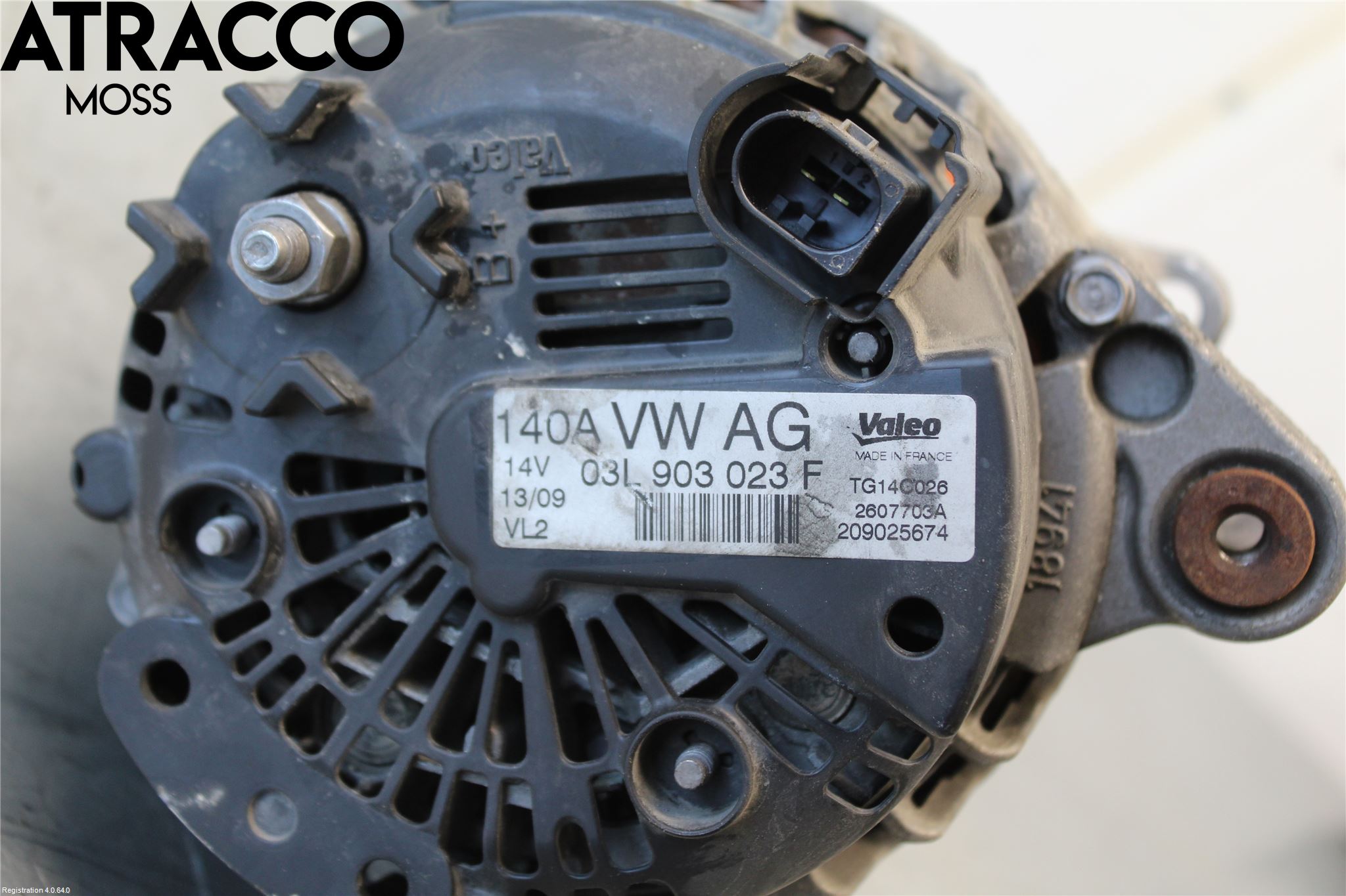 Volkswagen VW GOLF VI 09-13 Generator
