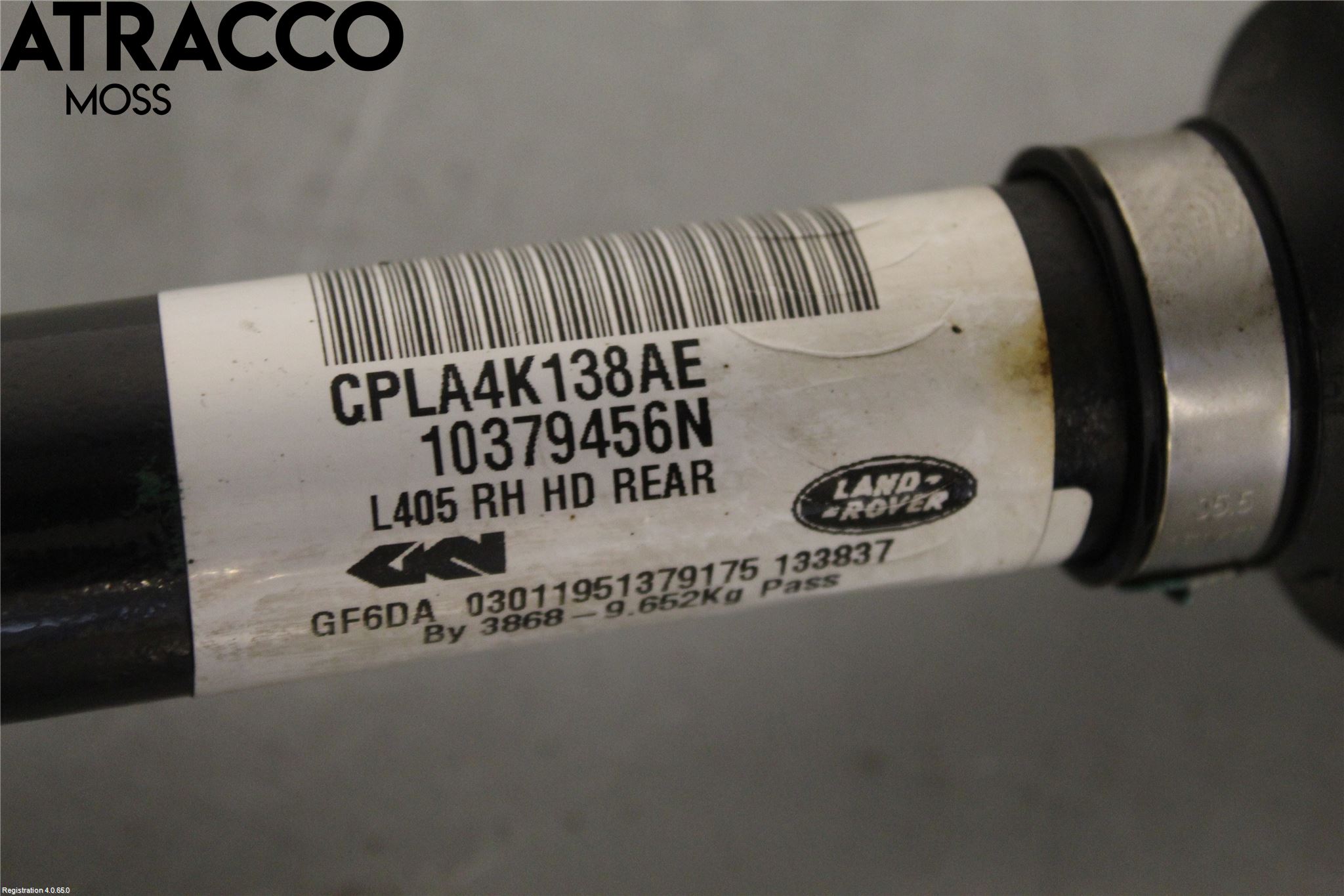 Landrover RANGE ROVER (L460) 22- Drivaxel Bak Vänster