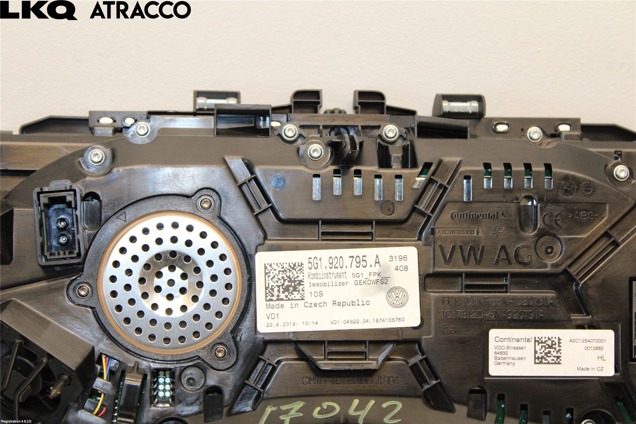Volkswagen VW GOLF / E-GOLF VII 13-20 Instrument Komb