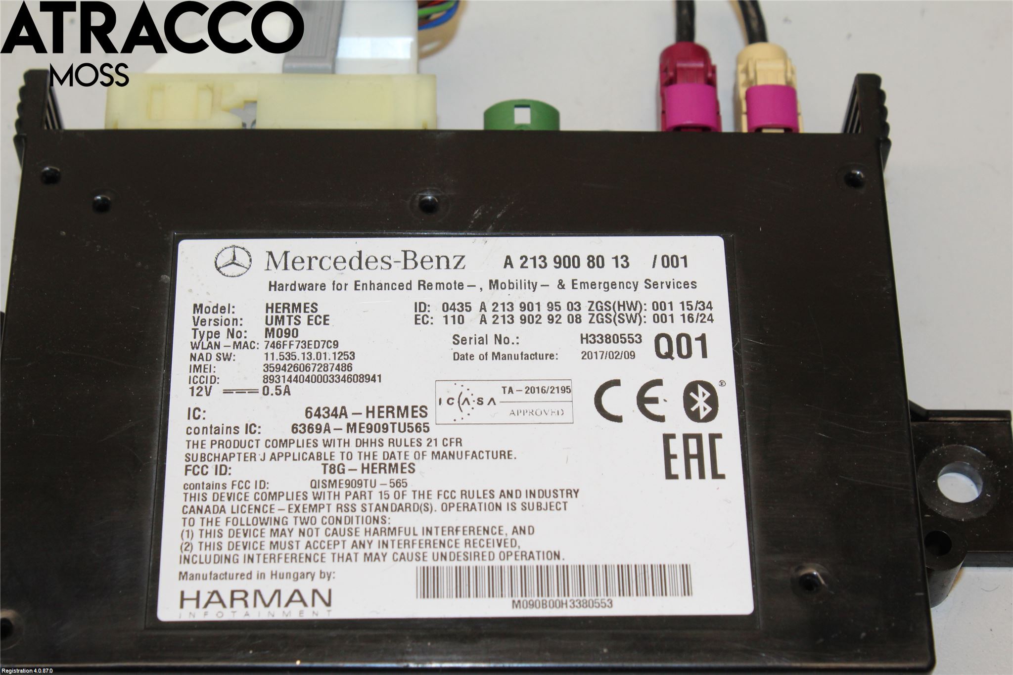Mercedes-Benz MB GLA-KLASS (X156) 13-20 Styrenhet Övrigt