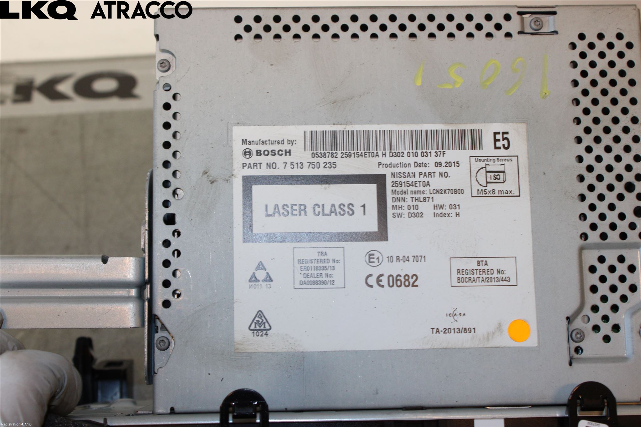 Nissan X-TRAIL 14-21 Cd Radio - Multimediapanel
