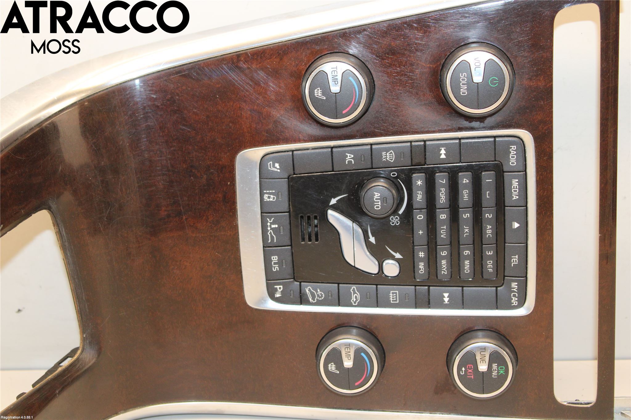 Volvo XC60 09-13 Ac Styrenhet Ac Manöveren