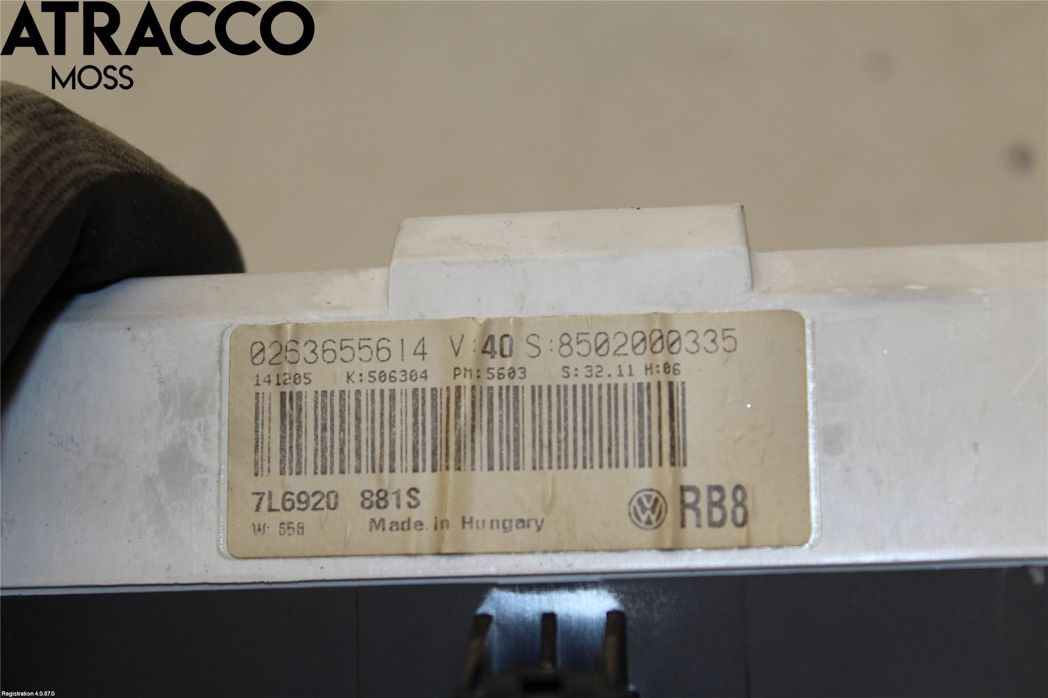 Volkswagen VW TOUAREG 7L 03-10 Instrument Komb