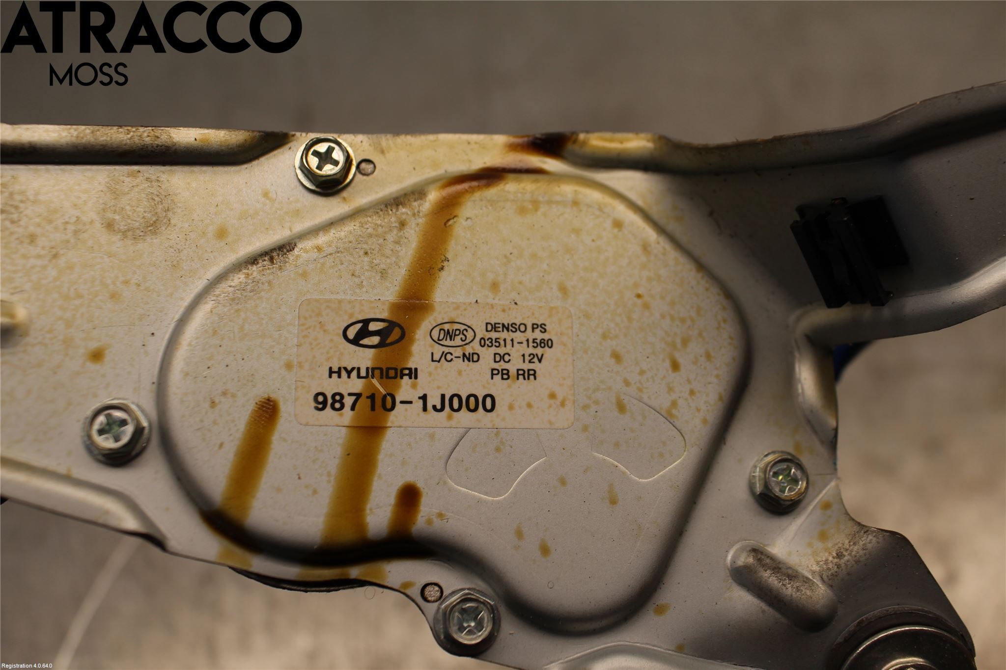Hyundai i20 PB 09-14 Torkarmotor Baklucka