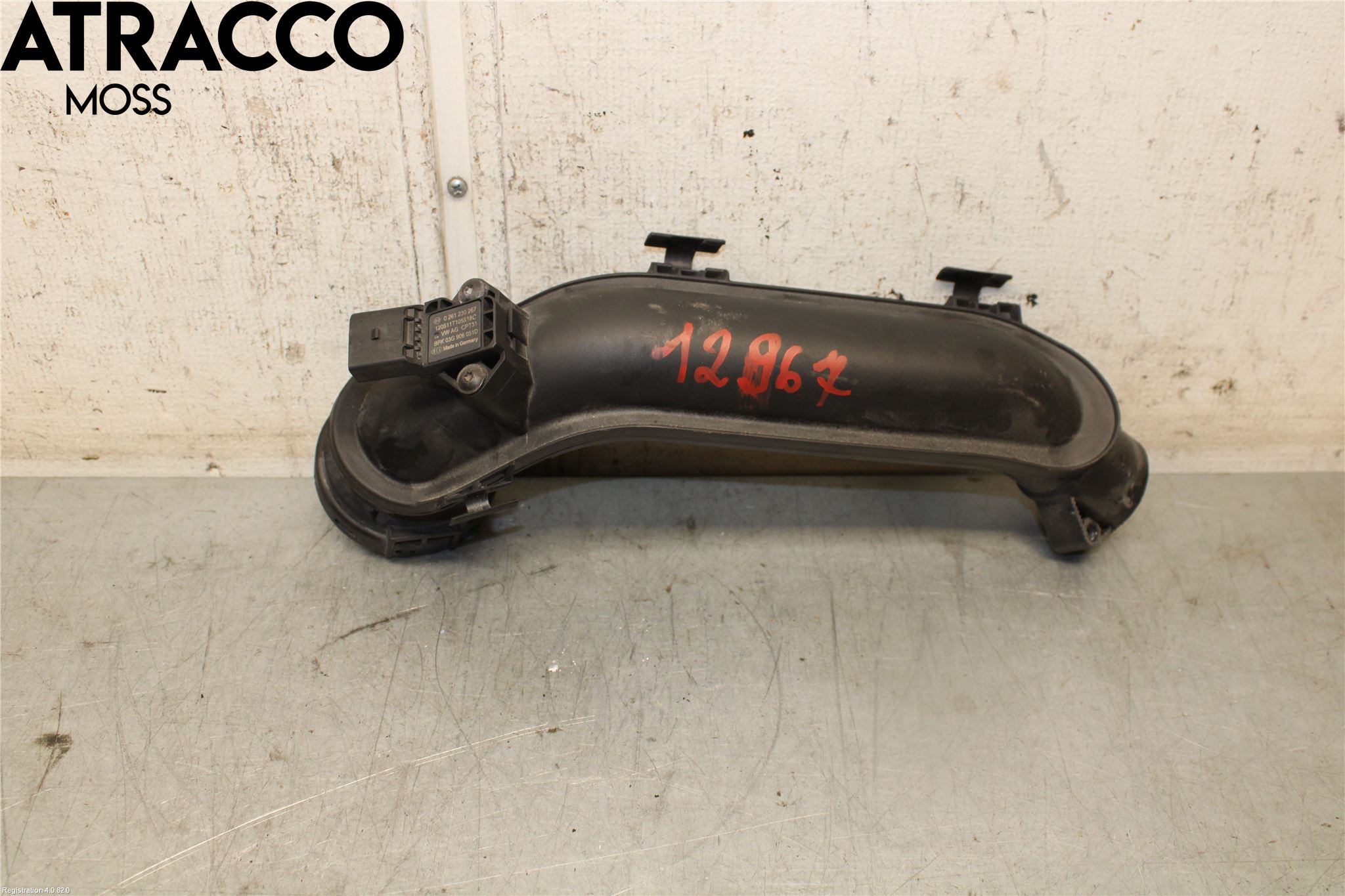 Volkswagen VW GOLF VI 09-13 Laddluft-Intercoolerrör