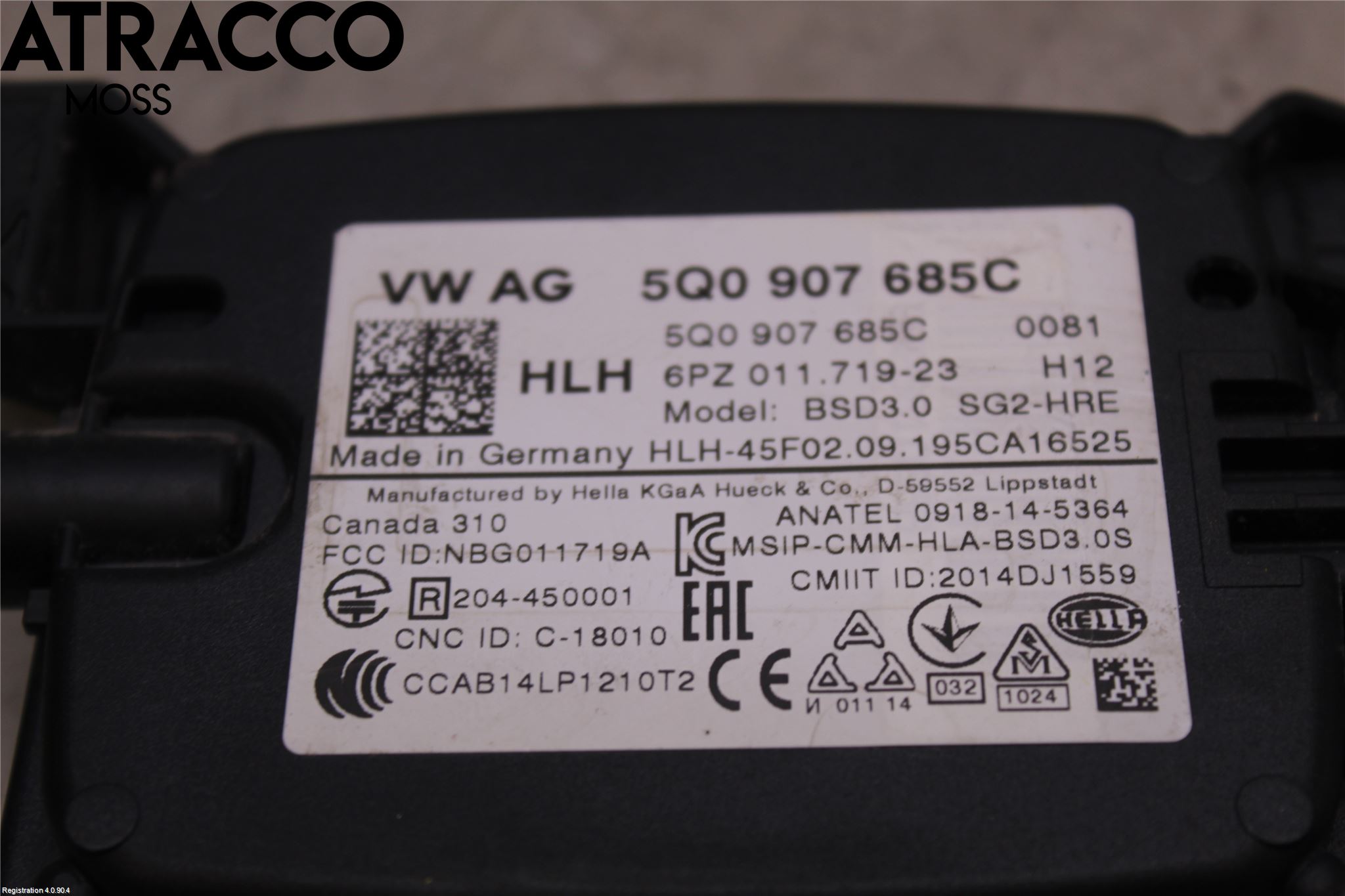 Volkswagen VW GOLF / E-GOLF VII 13-20 Styrenhet Övrigt