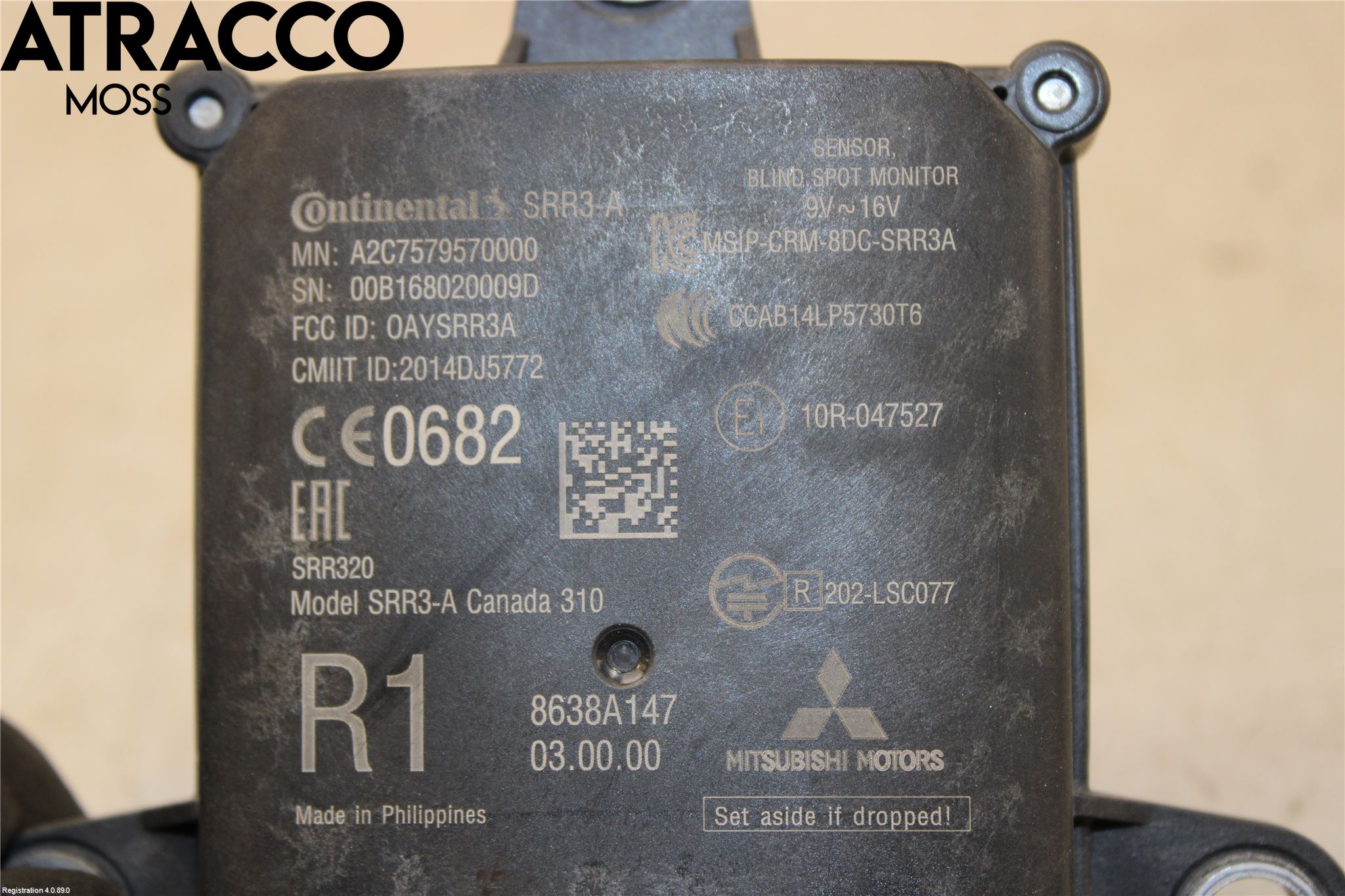 Mitsubishi OUTLANDER 13-21 Sensor Aktivt Kollisionsskydd
