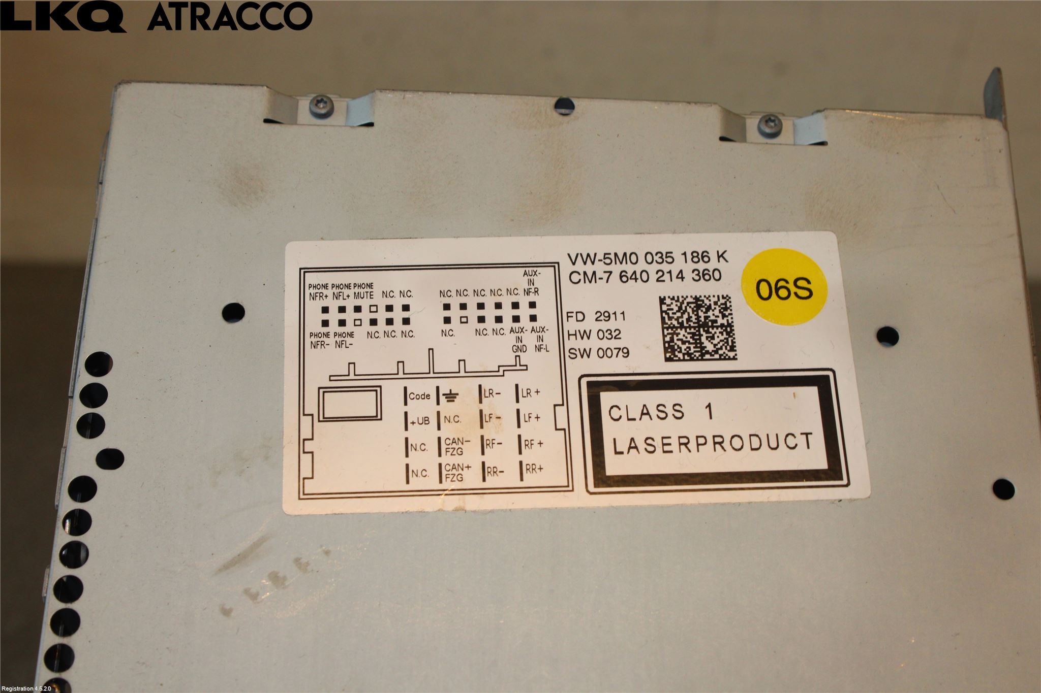 Volkswagen VW TRANSP/CARAVELLE (T5) 04-15 Cd Radio - Multimediapanel
