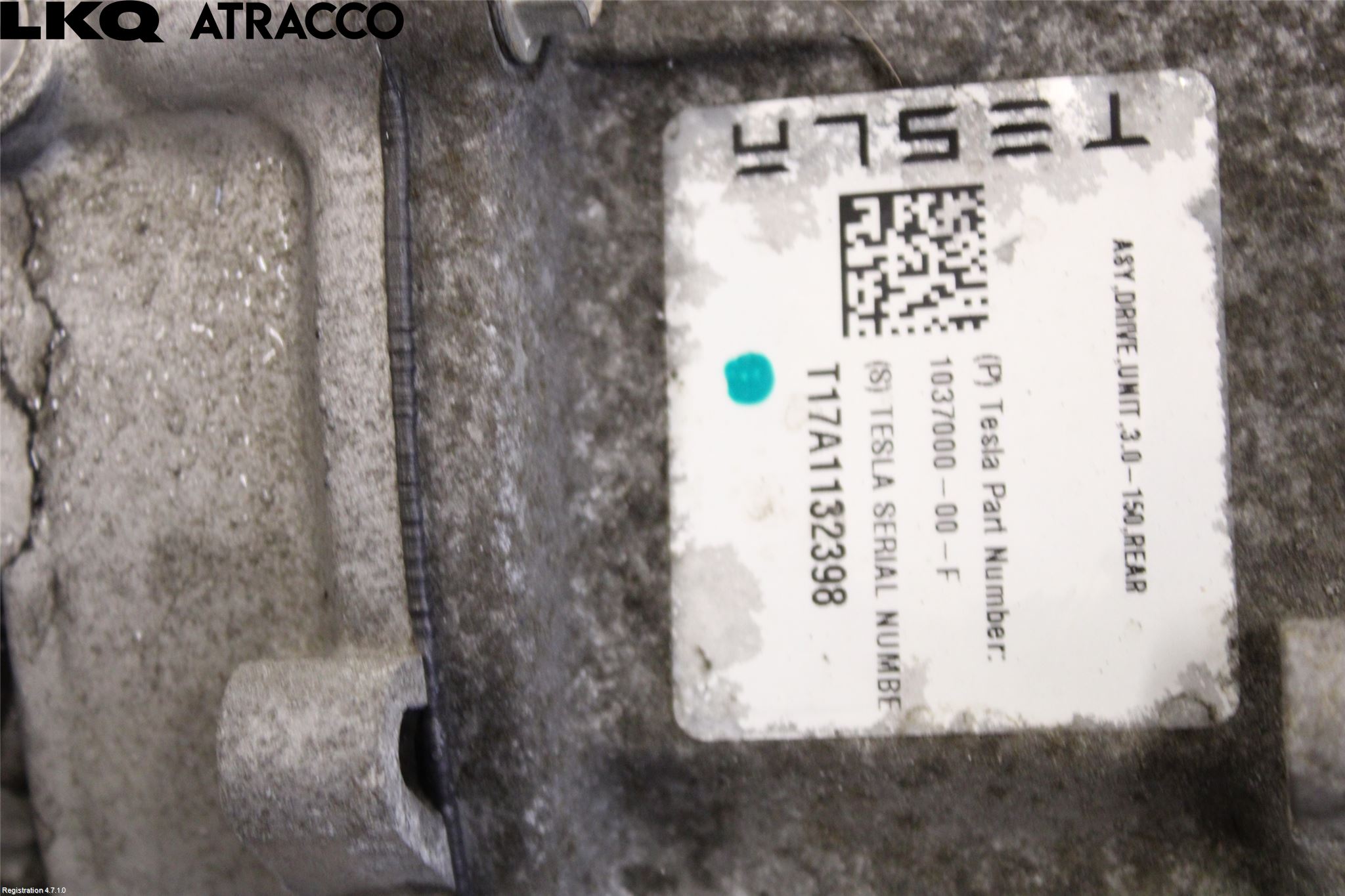 Tesla MODEL X 16- Motor Elektrisk Bak