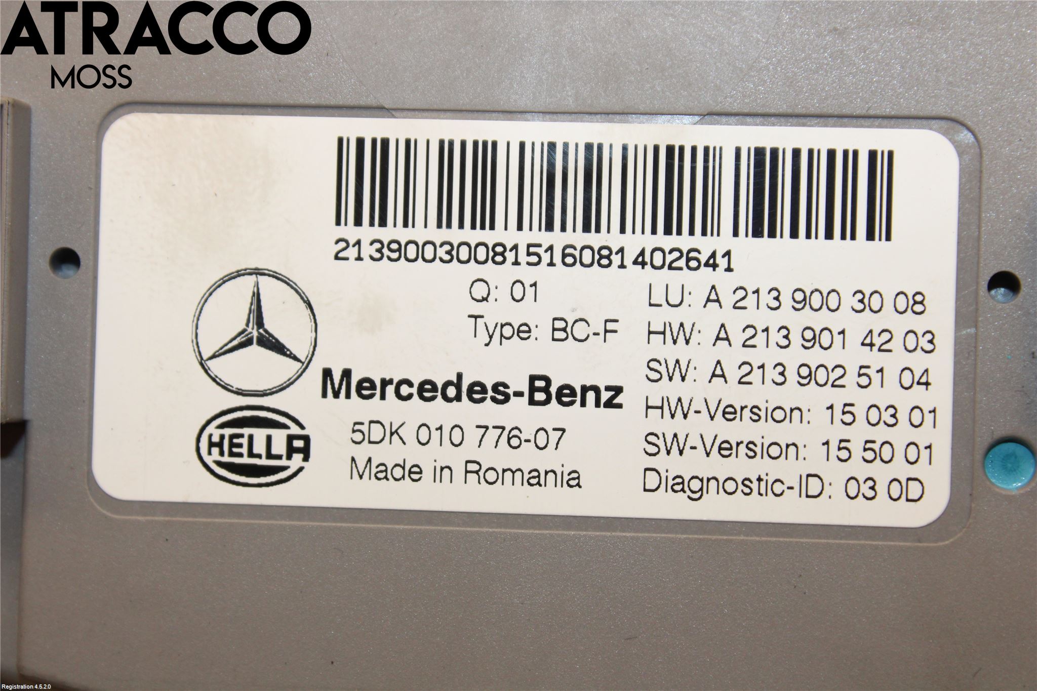 Mercedes-Benz MB E-KLASS (W213) 16-23 Styrenhet Farthållare