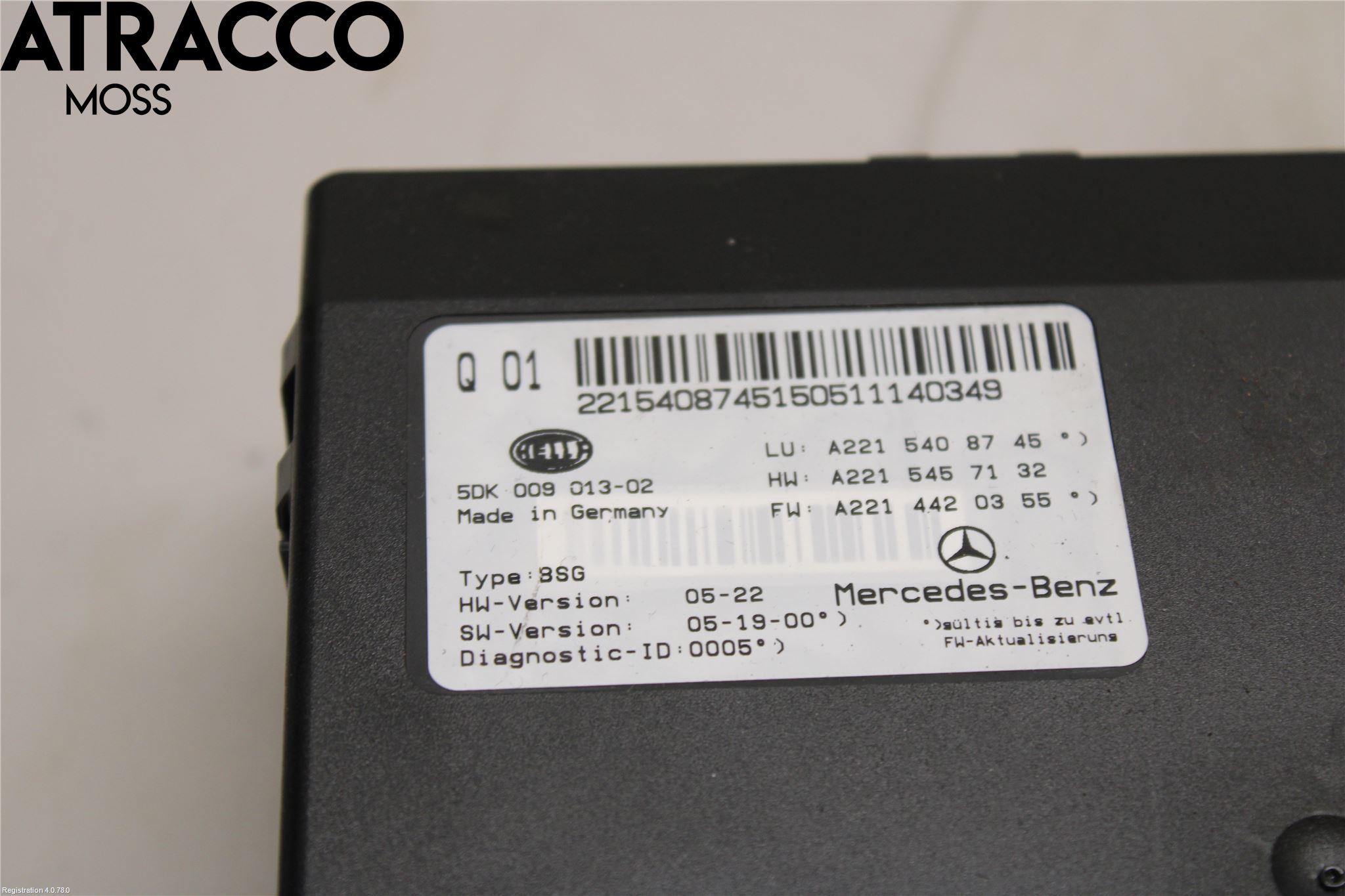 Mercedes-Benz MB S-KLASS (W221) 05-13 Styrenhet Övrigt