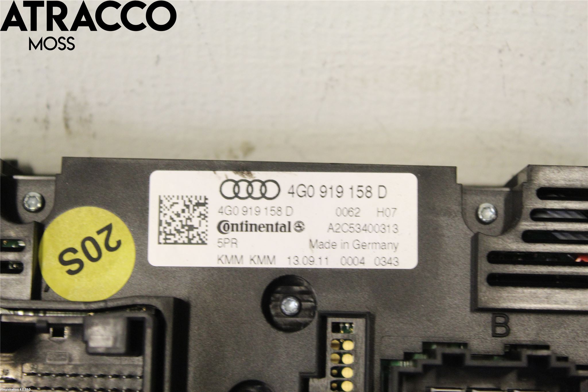 Audi A6/S6 4G 11-18 Ac Styrenhet Ac Manöveren