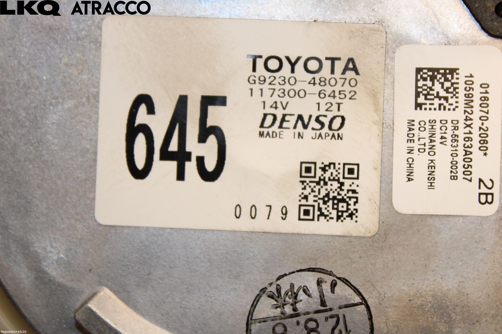 Toyota RAV4 13-18 Kylfläkt El