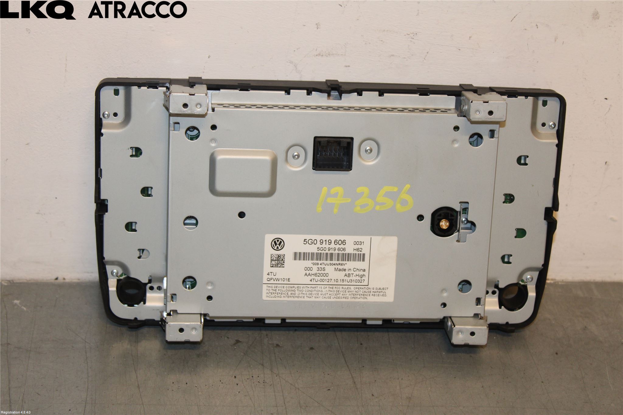 Volkswagen VW GOLF / E-GOLF VII 13-20 Multifunktionsdisplay