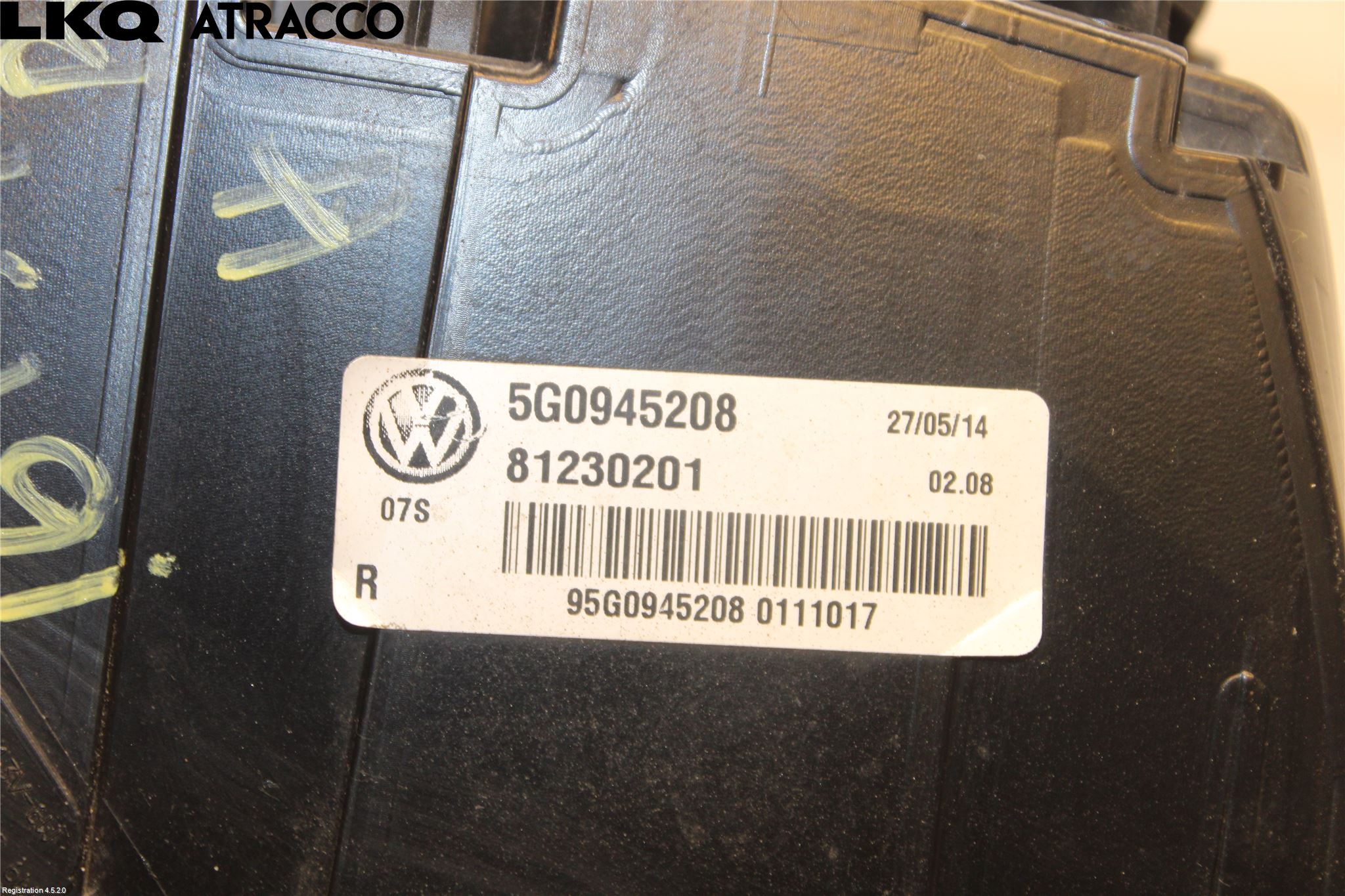 Volkswagen VW GOLF / E-GOLF VII 13-20 Bakljus Höger