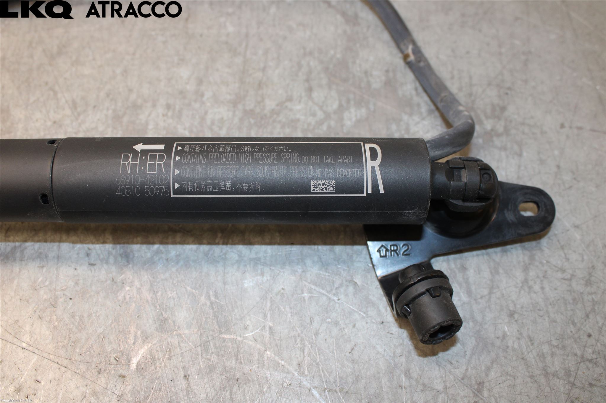 Toyota bZ4X EA10 22- Gasfjäder Baklucka