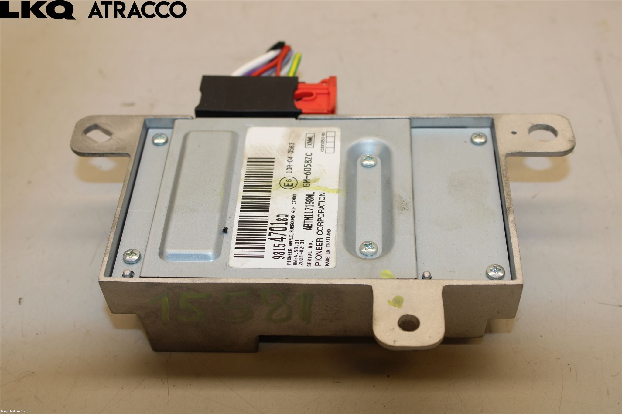 Citroen C4/E-C4 C4X/E-C4X III 21- Radio-Stereo Förstärkare