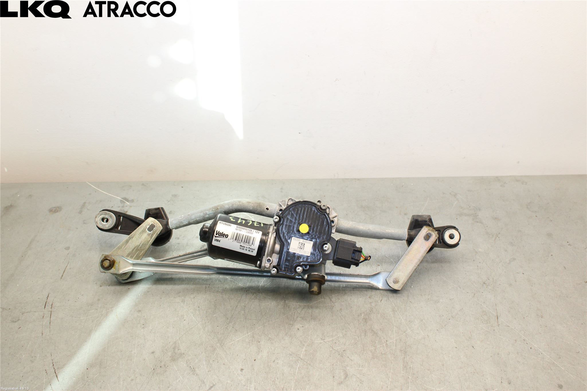 Hyundai i20 GB 15-20 Torkarmotor Vindruta