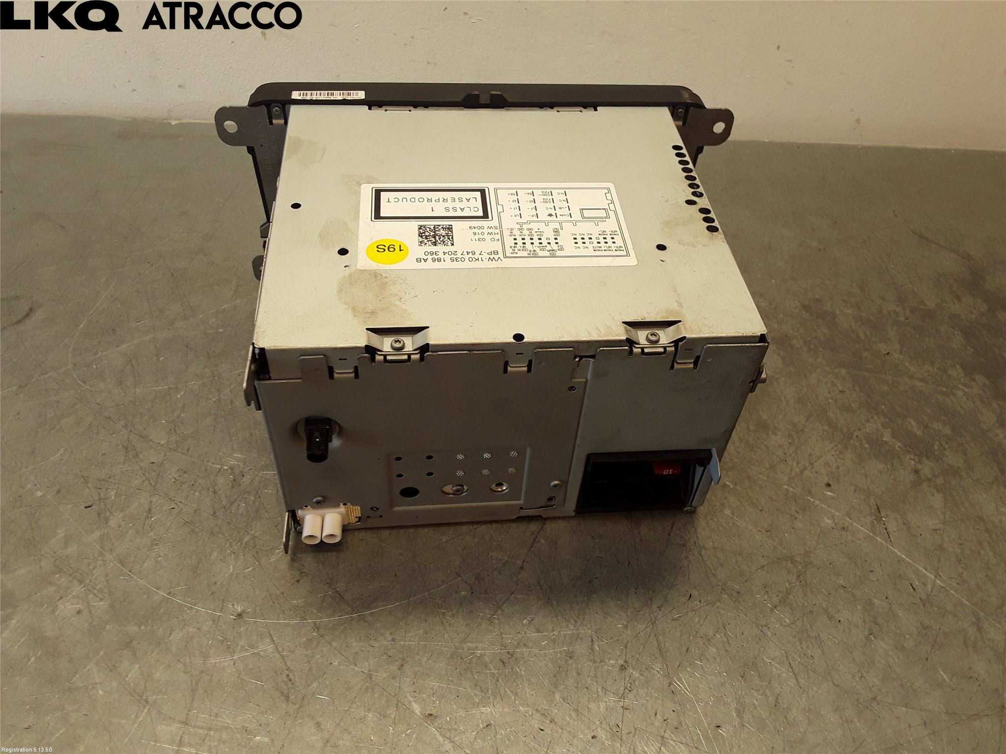 Volkswagen VW GOLF VI 09-13 Radio