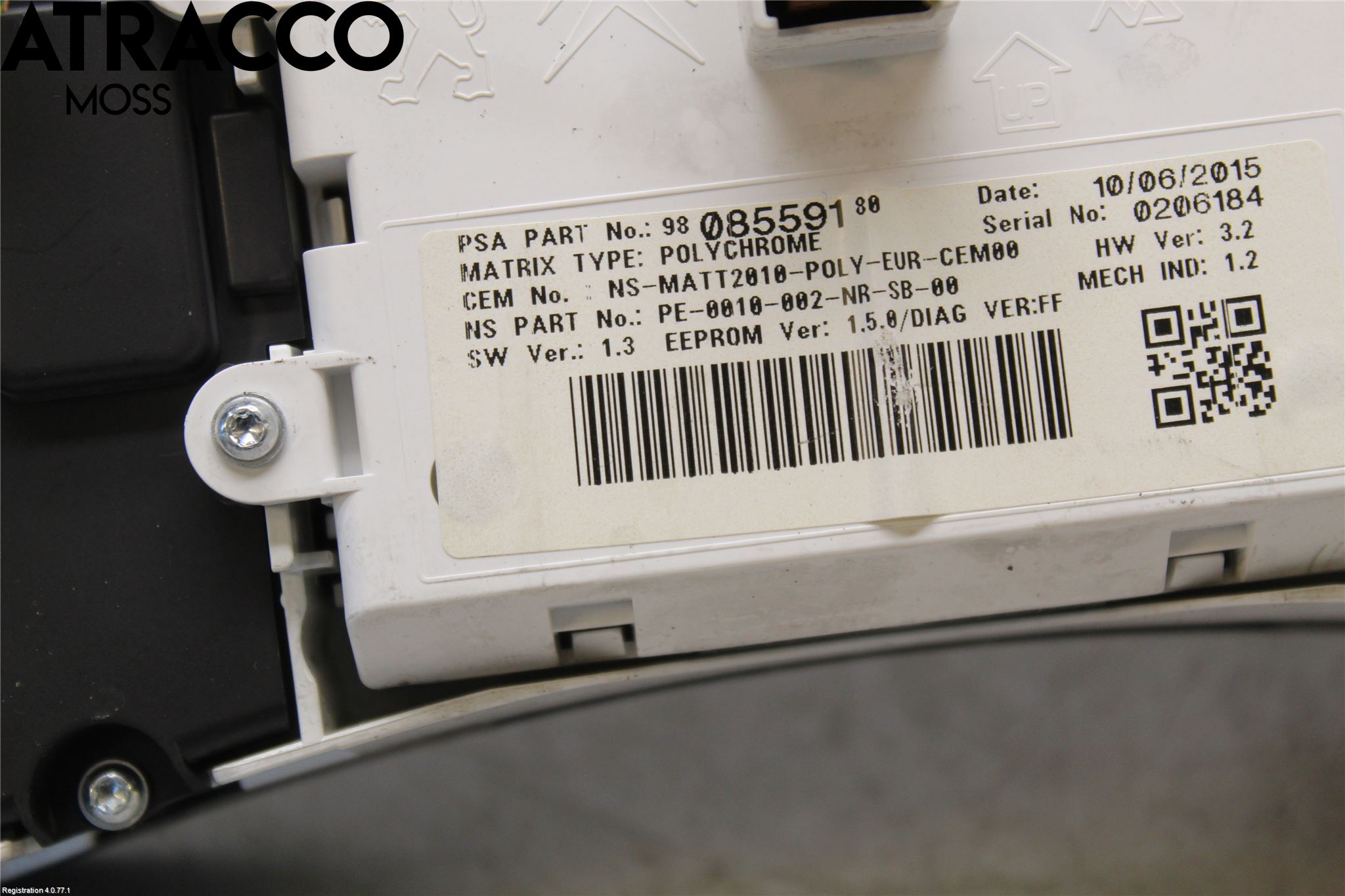 Peugeot 508 11-18 Instrument Komb