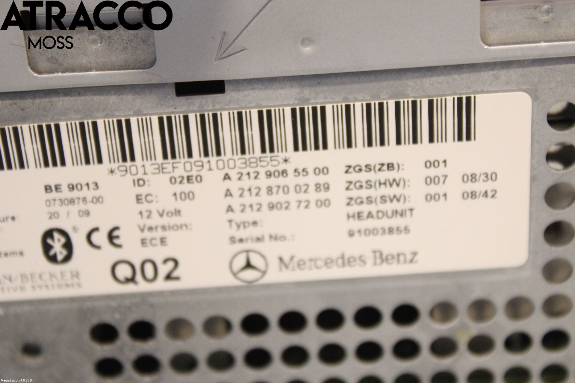 Mercedes-Benz MB E-KLASS (W212) 09-16 Cd Radio - Multimediapanel