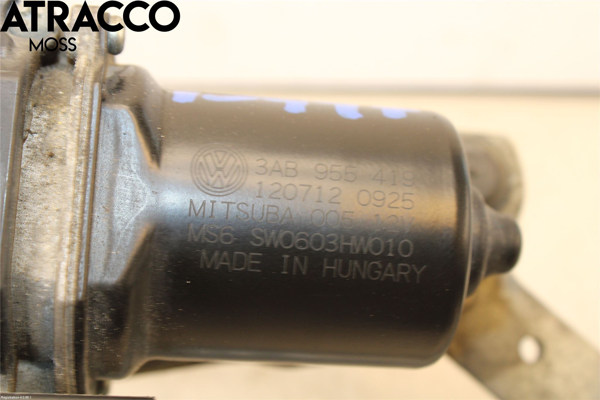 Volkswagen VW PASSAT 11-14 Torkarmotor Vindruta