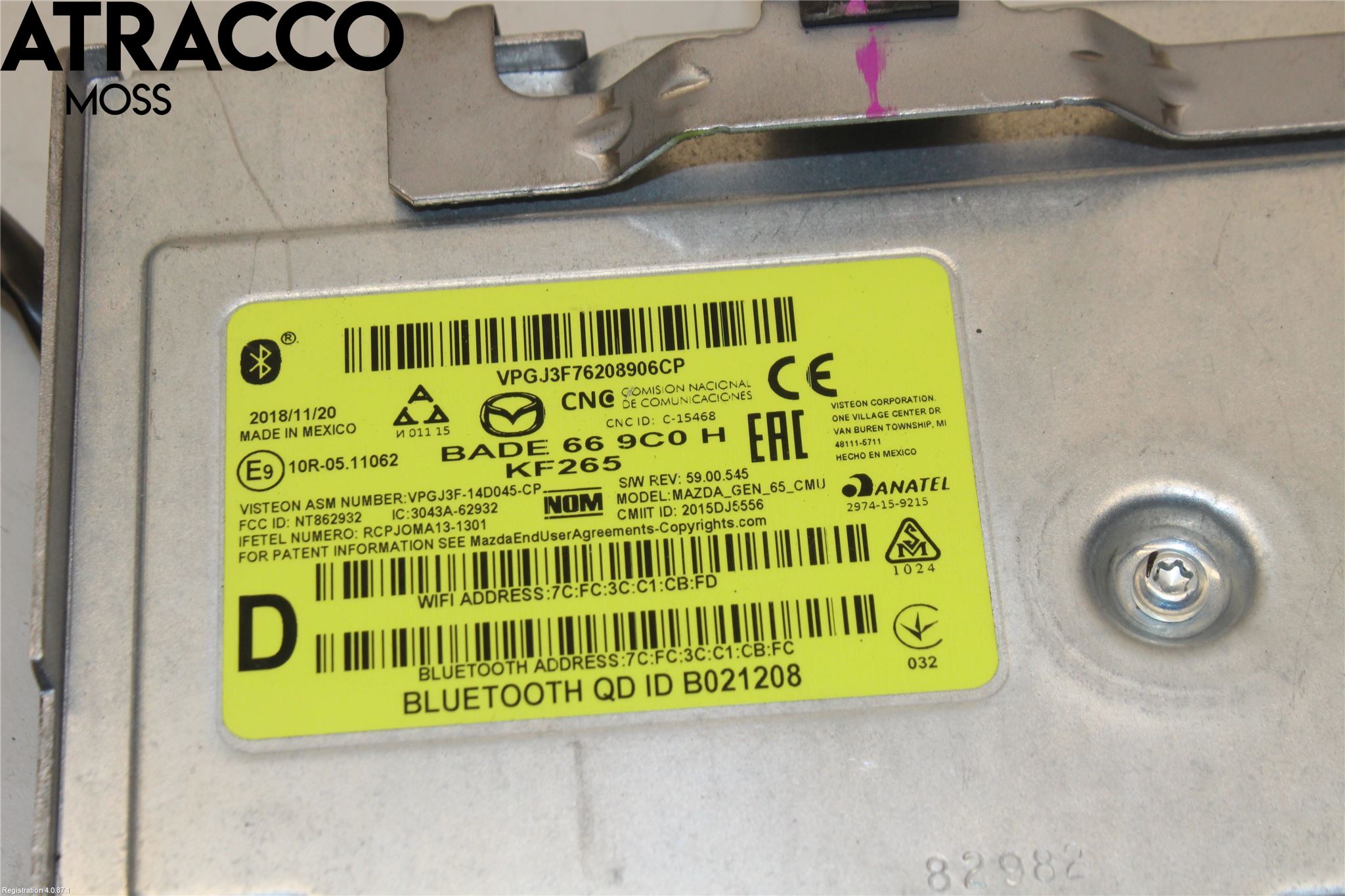 Mazda 2 (DJ) 15-22 Radio-Stereo Förstärkare