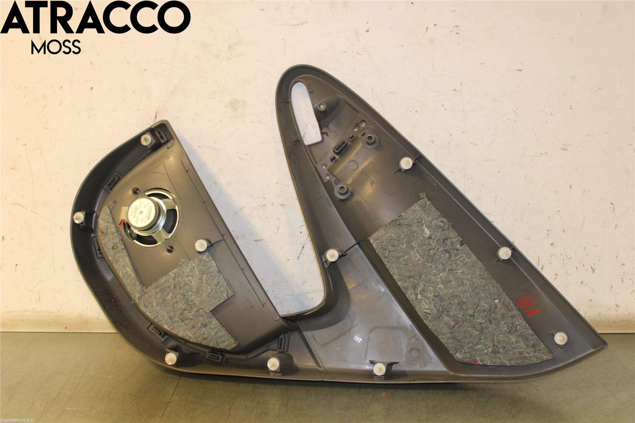 Toyota AYGO 06-14 Dörrklädsel Inlägg-List Vä