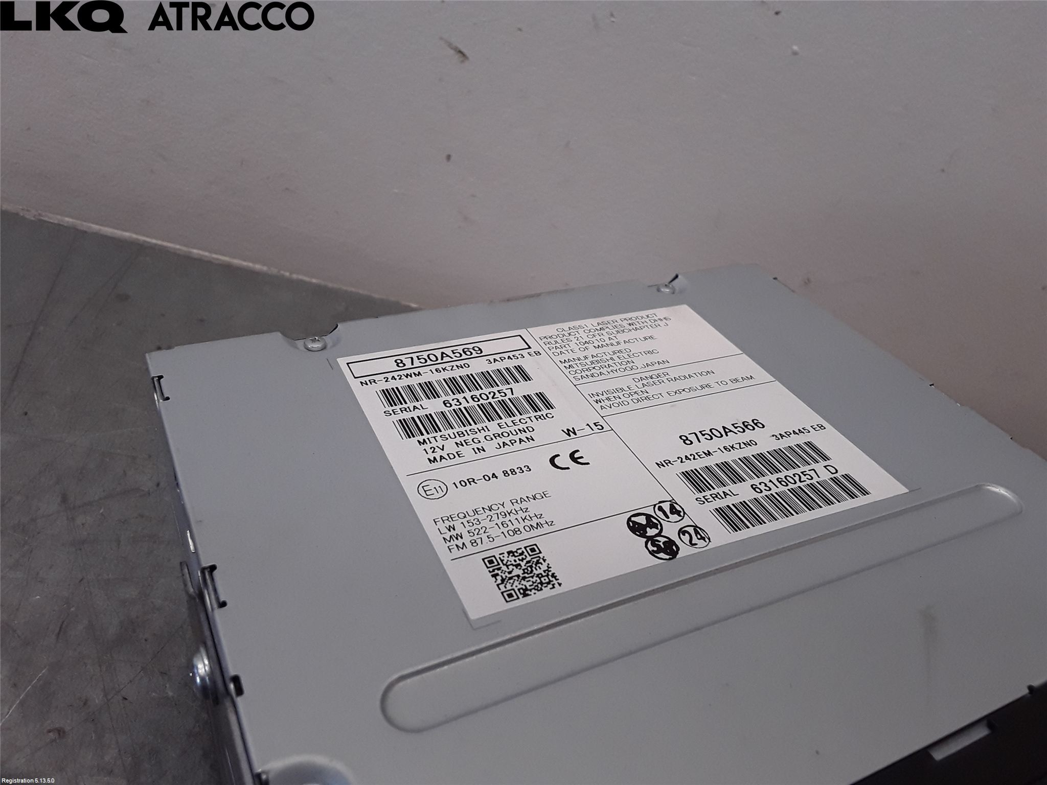 Mitsubishi OUTLANDER 13-21 Cd Radio - Multimediapanel