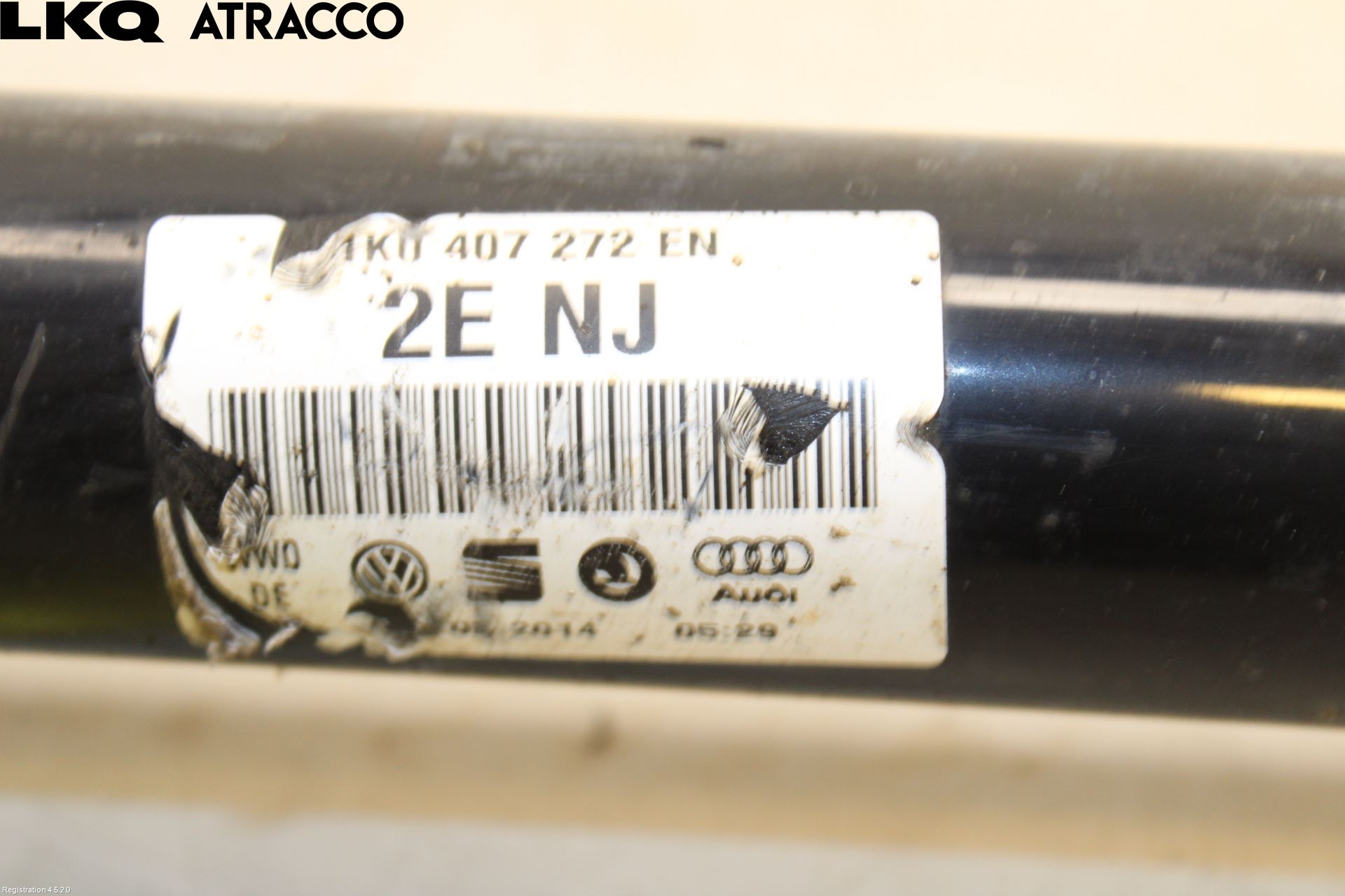 Volkswagen VW PASSAT 11-14 Drivaxel Fram Höger