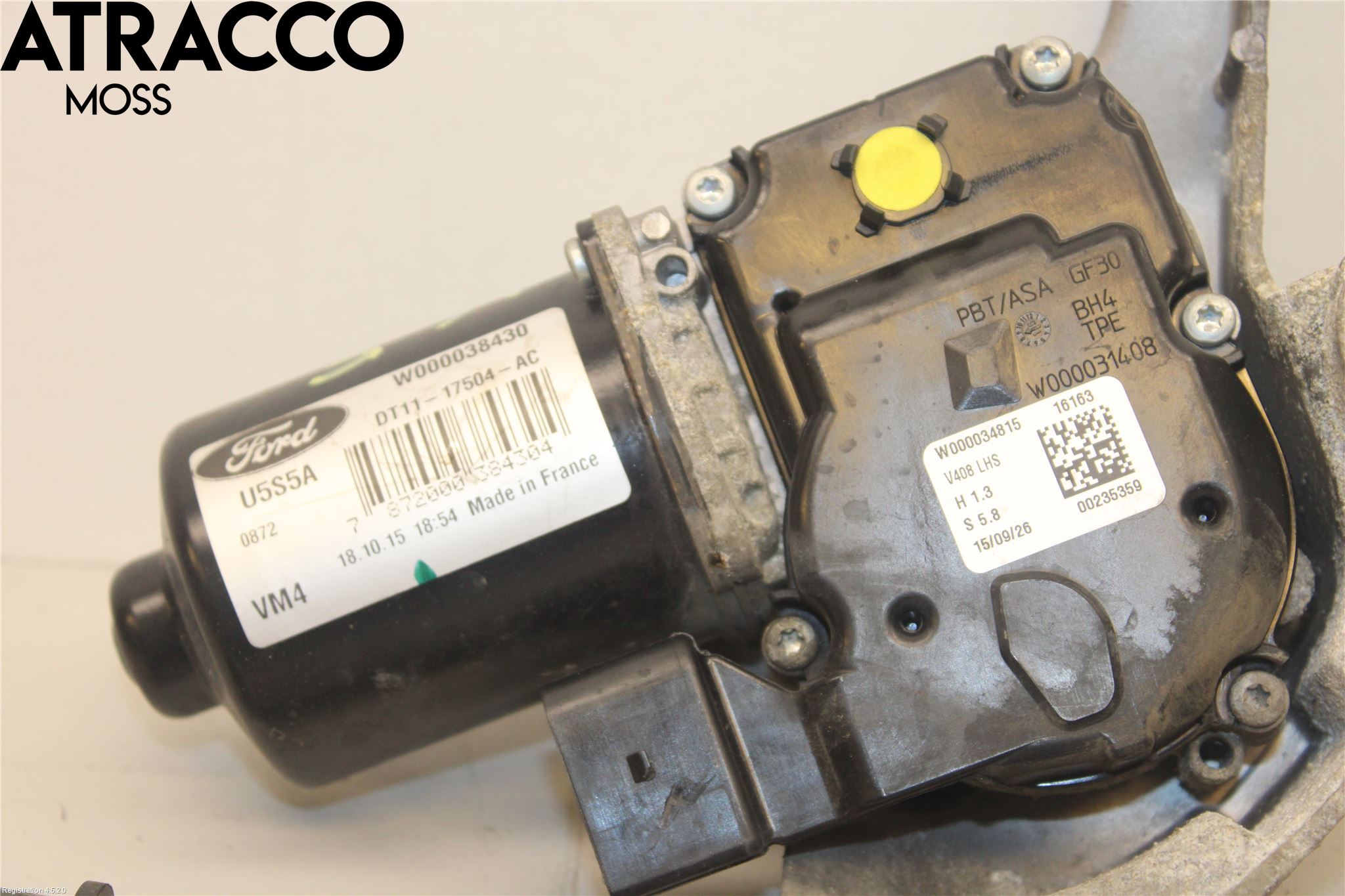 Ford TRANSIT/TOURNEO CONNECT 13-22 Torkarmotor Vindruta