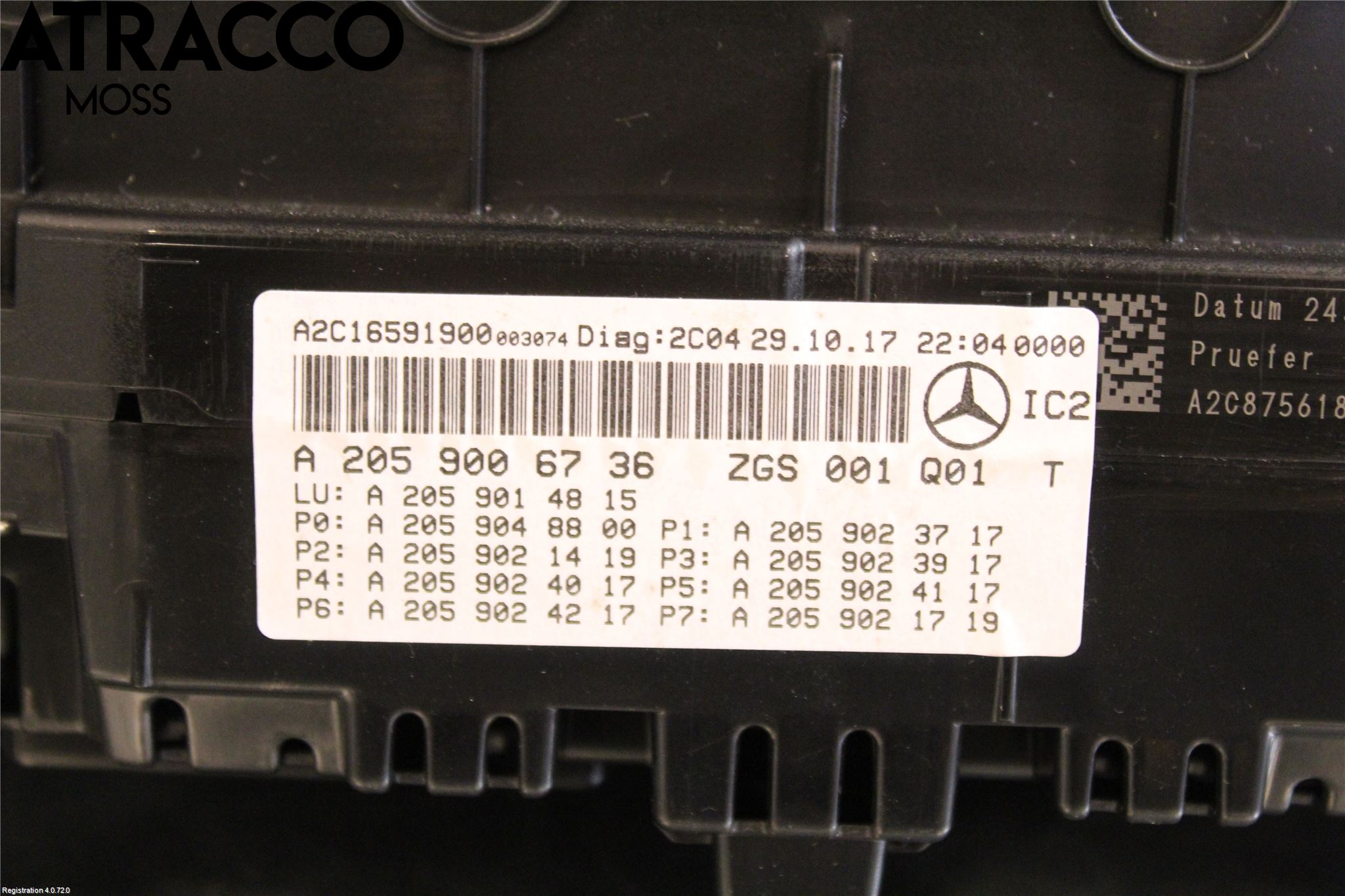 Mercedes-Benz MB C-KLASS (W205) 14-21 Instrument Komb