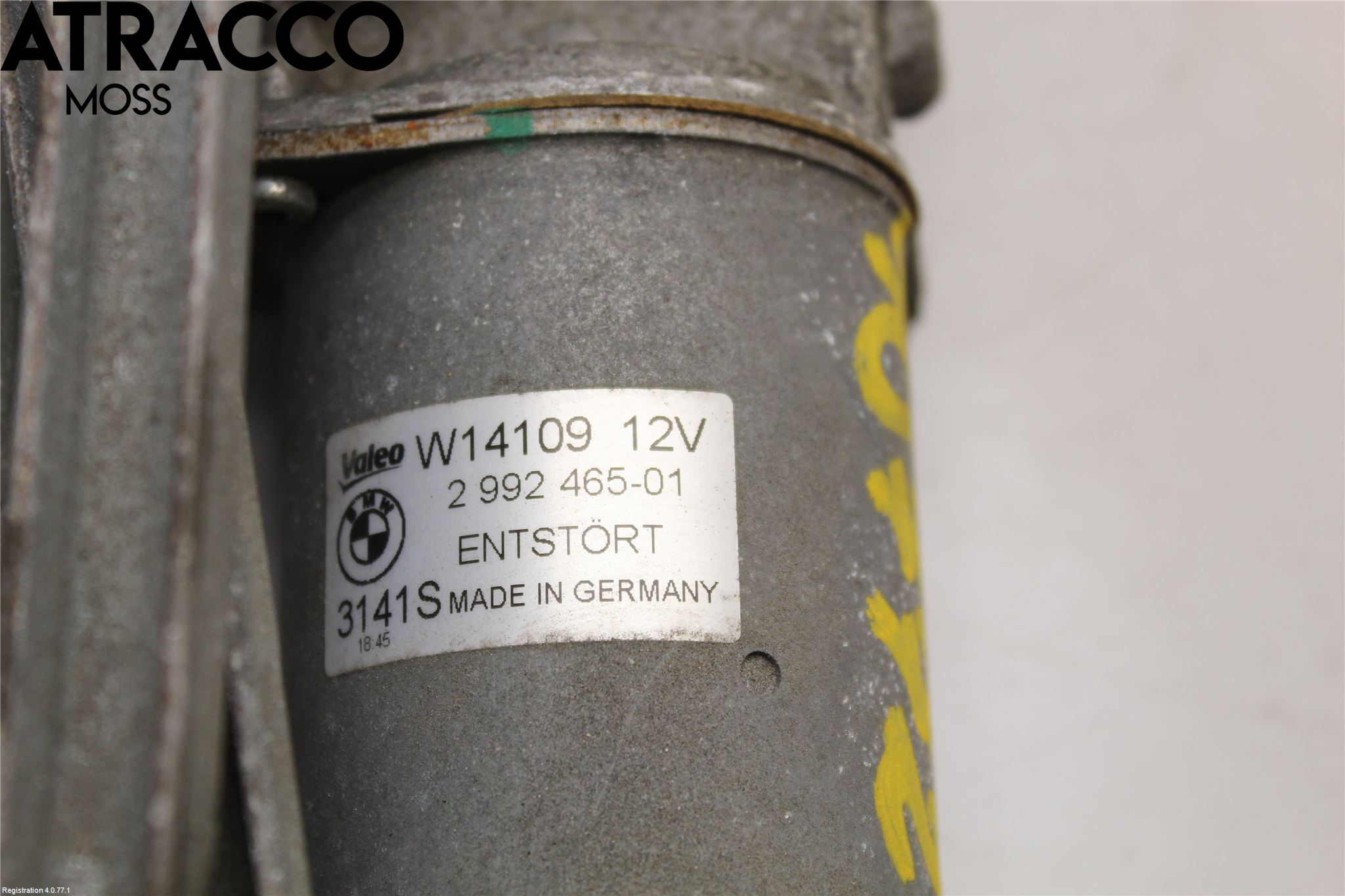 BMW X1 E84 10-15 Torkarmotor Vindruta