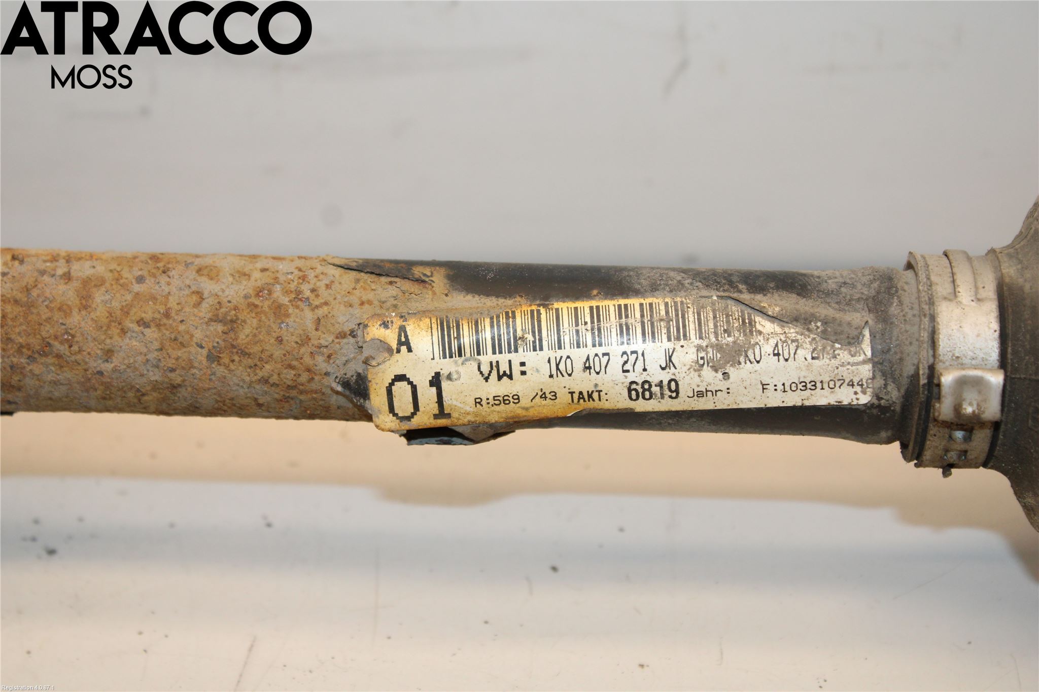 Volkswagen VW GOLF VI 09-13 Drivaxel Fram Vänster