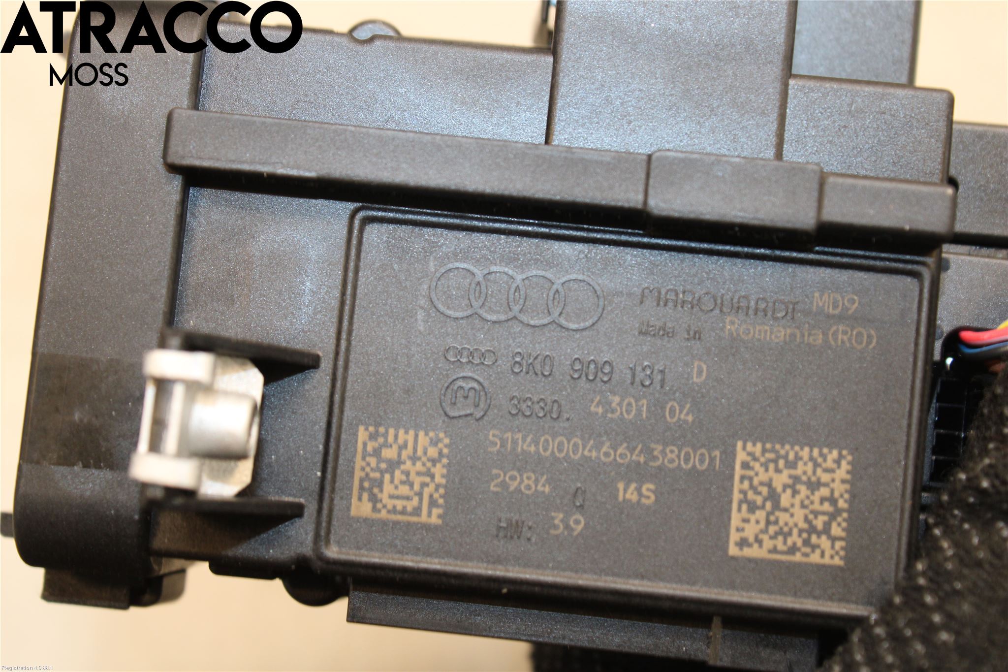 Audi A4/S4 08-11 Rattlås-Tändlås Elektrisk