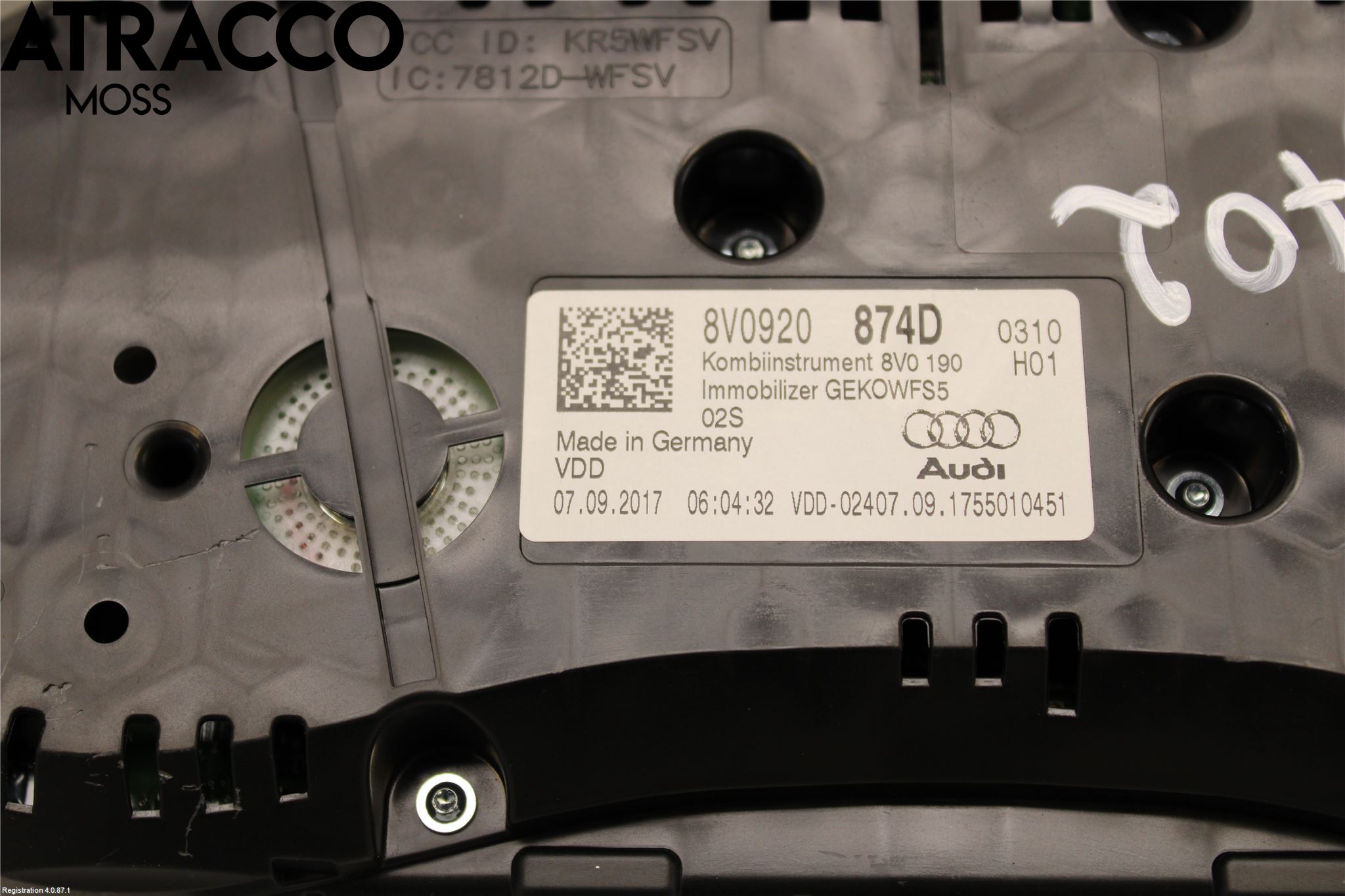 Audi A3/S3 8V 13-20 Instrument Komb