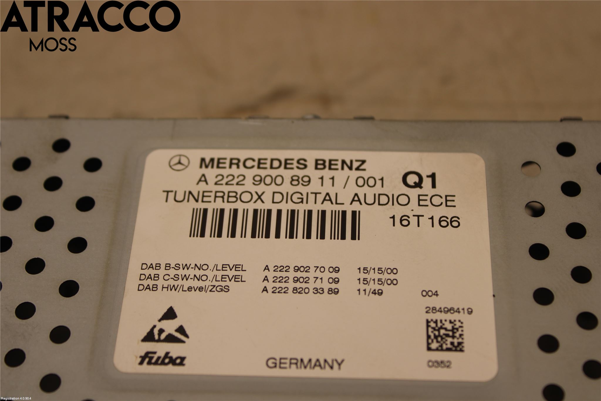 Mercedes-Benz MB C-KLASS (W205) 14-21 Radio