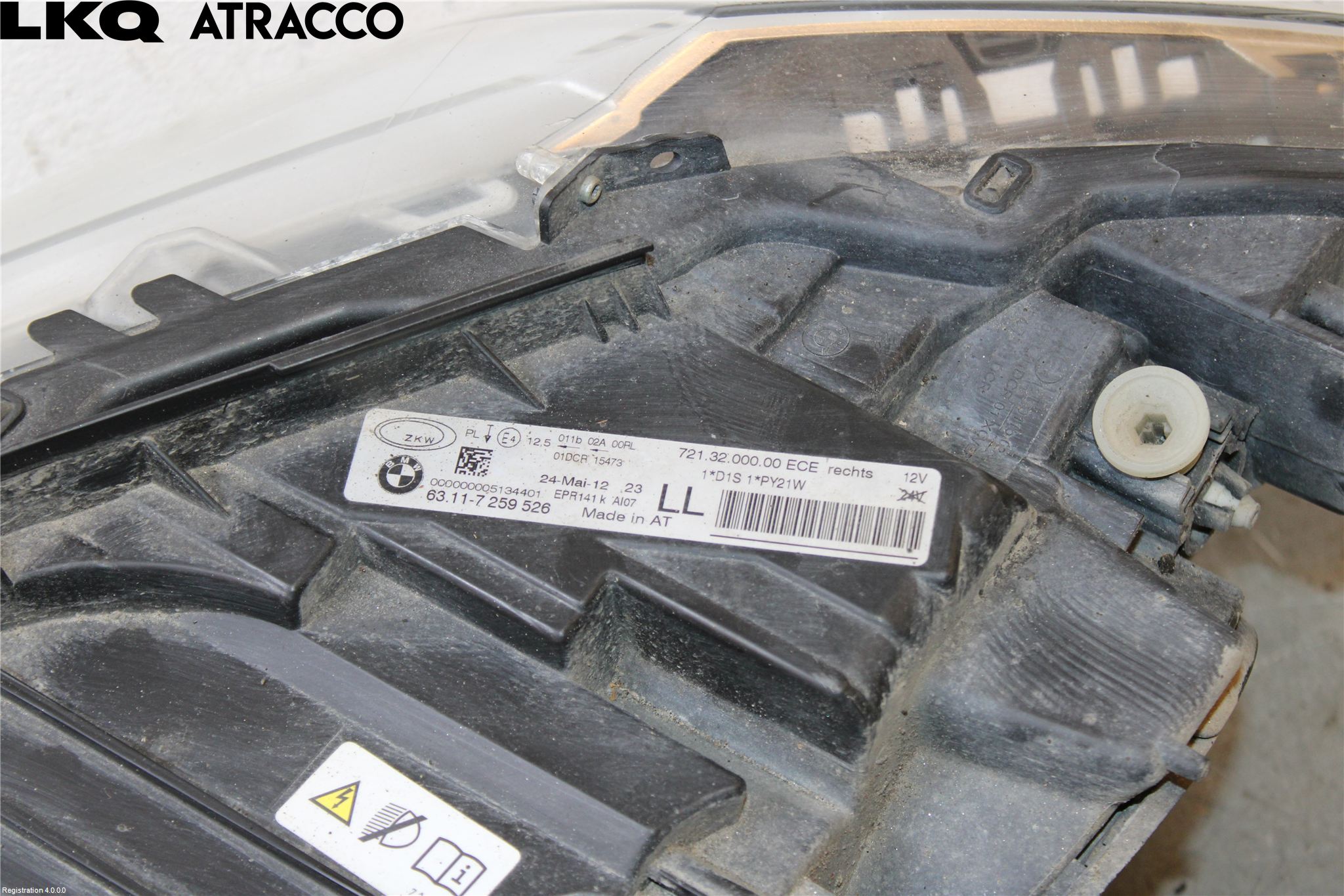BMW 3 F30/F31/F80 12-19 Strålkastare Höger