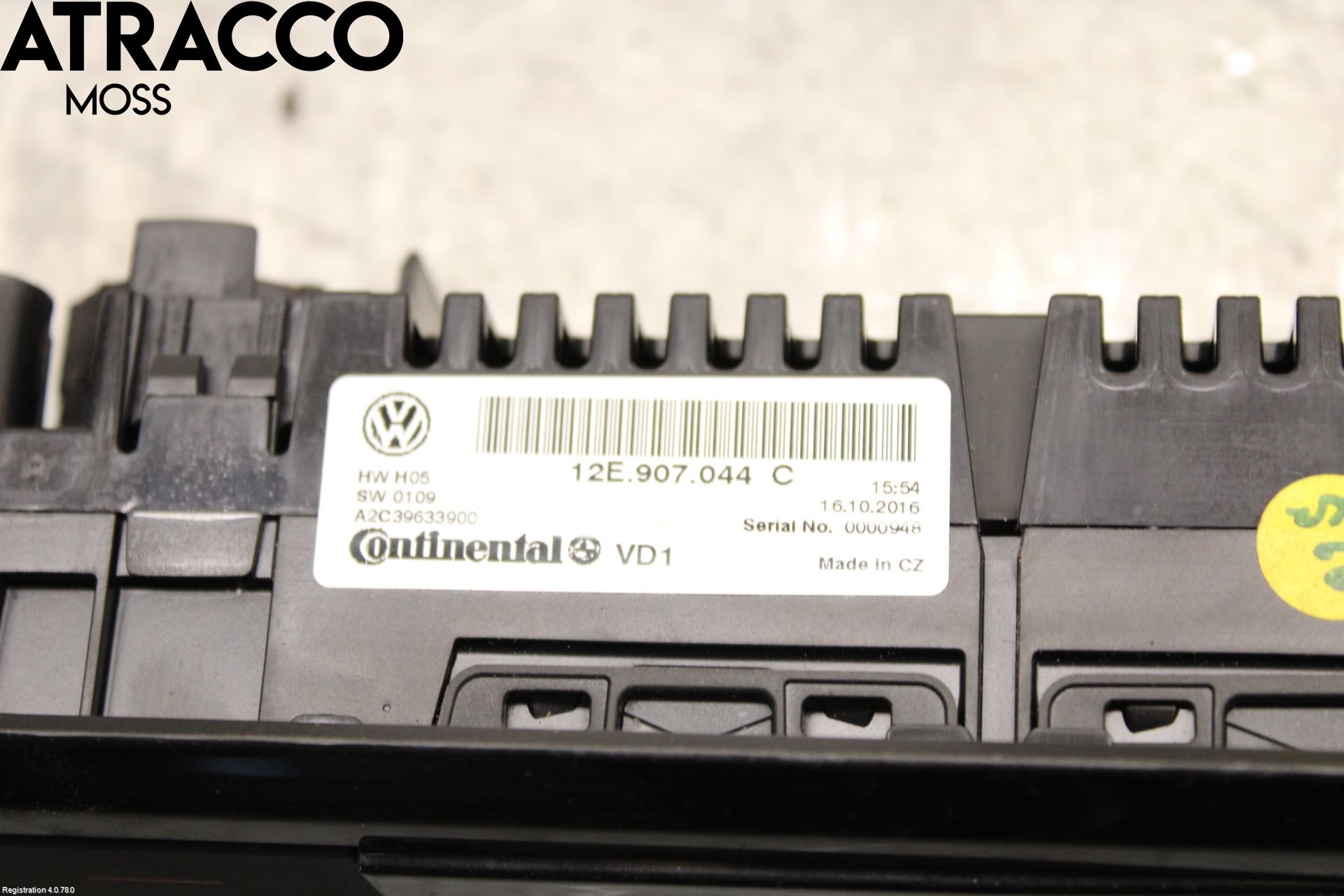 Volkswagen VW UP! / E-UP! Ac Styrenhet Ac Manöveren