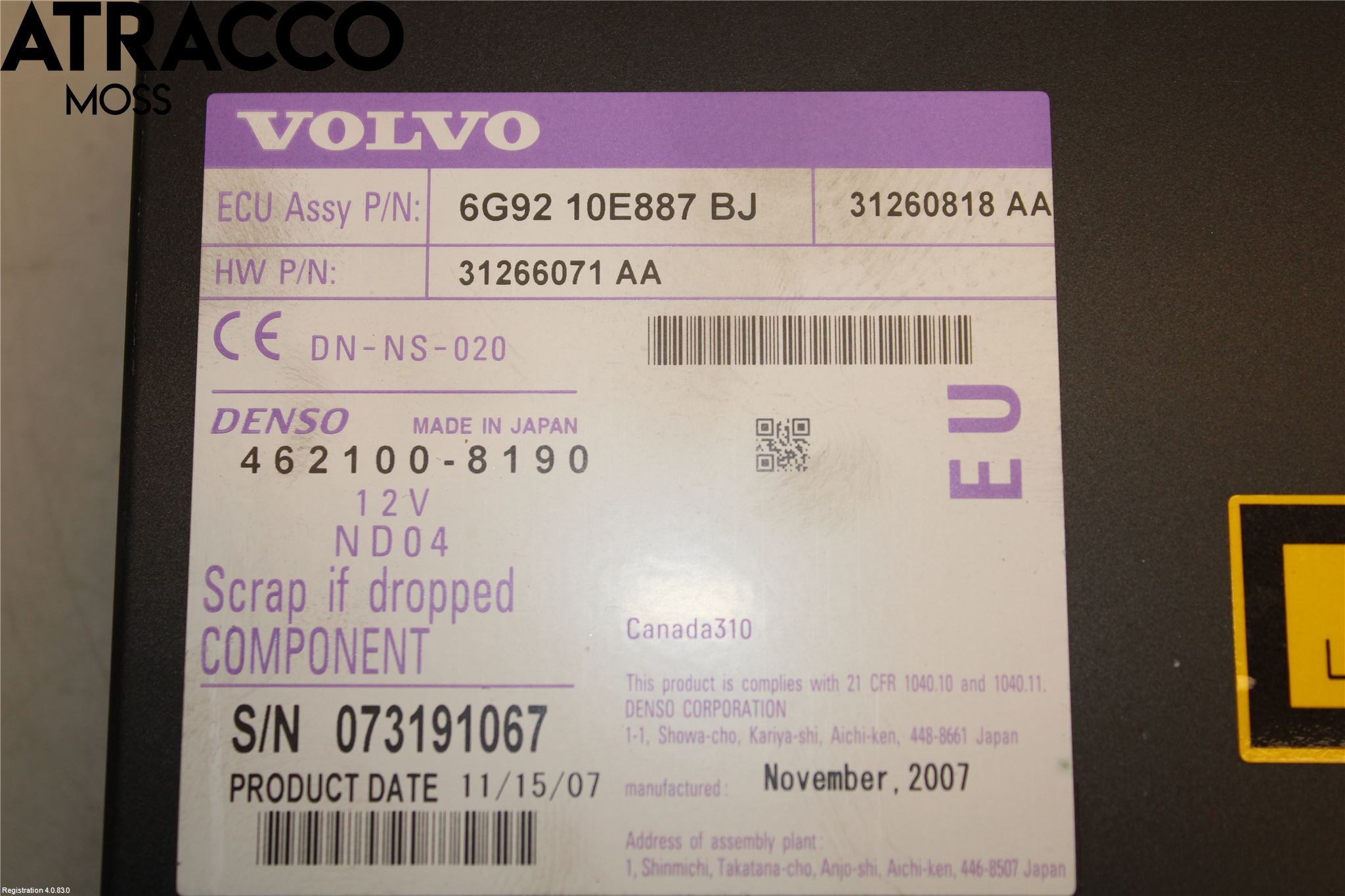 Volvo XC70 08-13 Radio Övrigt