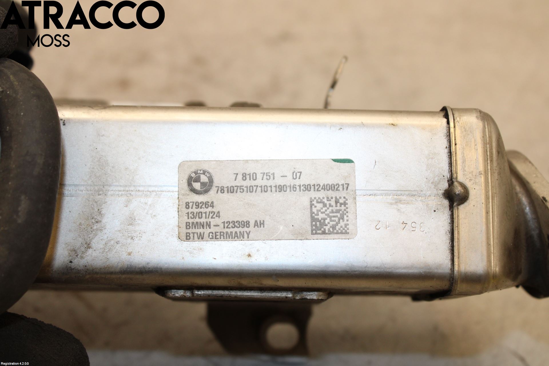 BMW 3 F30/F31/F80 12-19 Avgaskylare