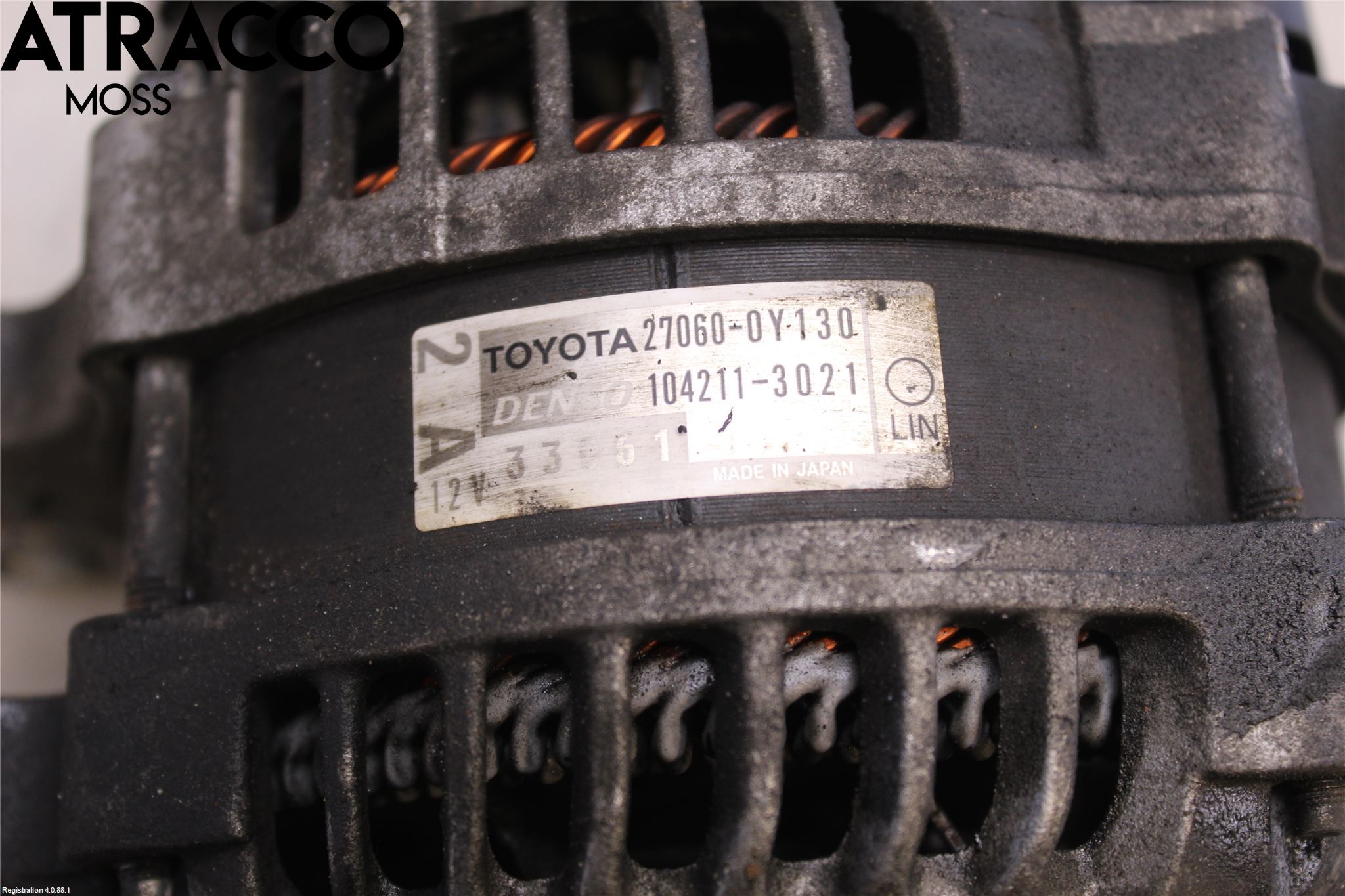 Toyota YARIS XP130 12-14 Generator
