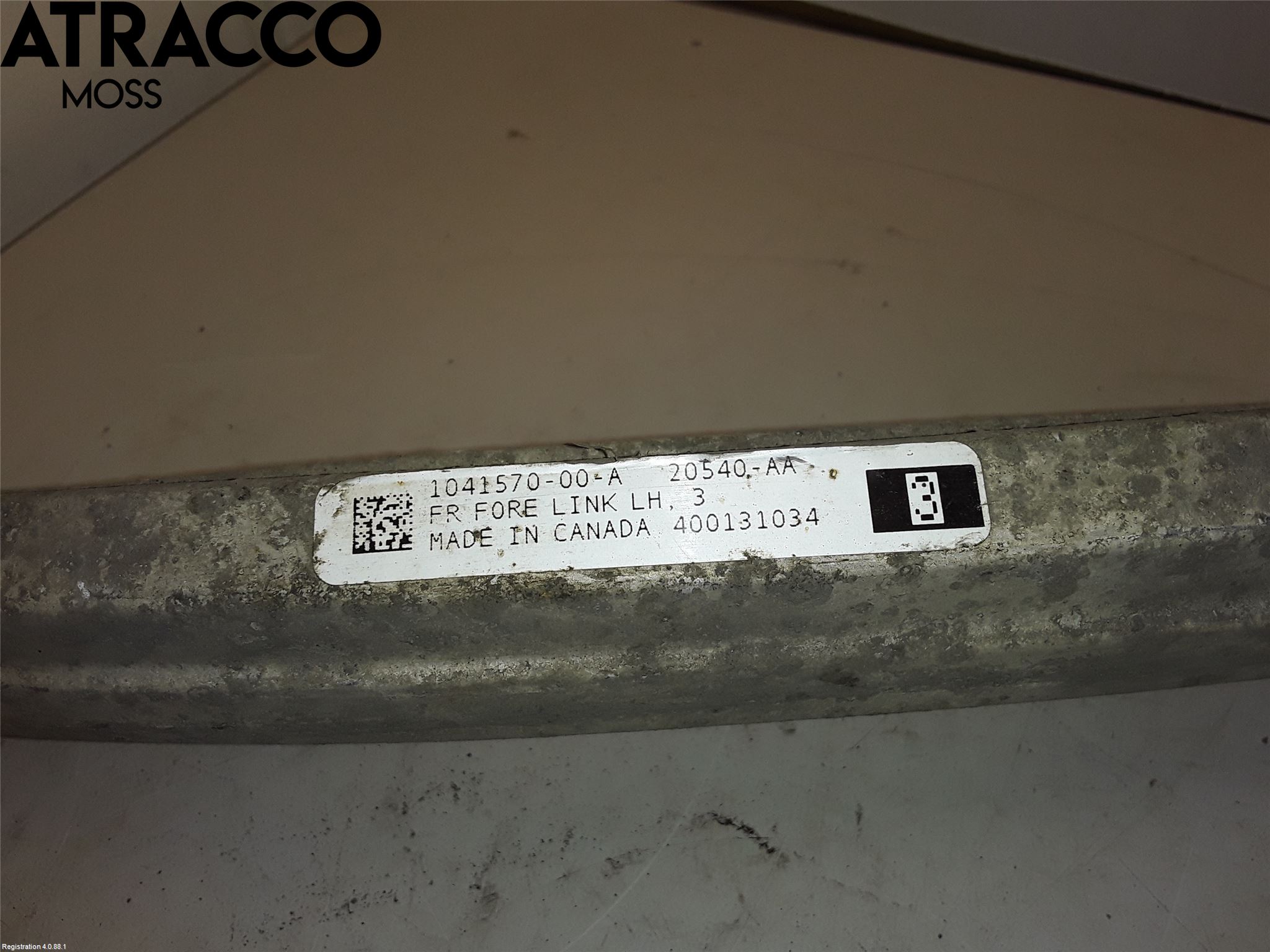 Tesla MODEL S 13- Bärarm Fram Övre Vä