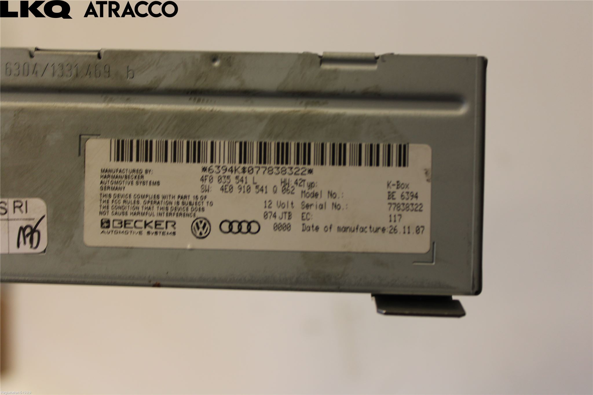 Audi A6/S6     05-11 Radio Övrigt