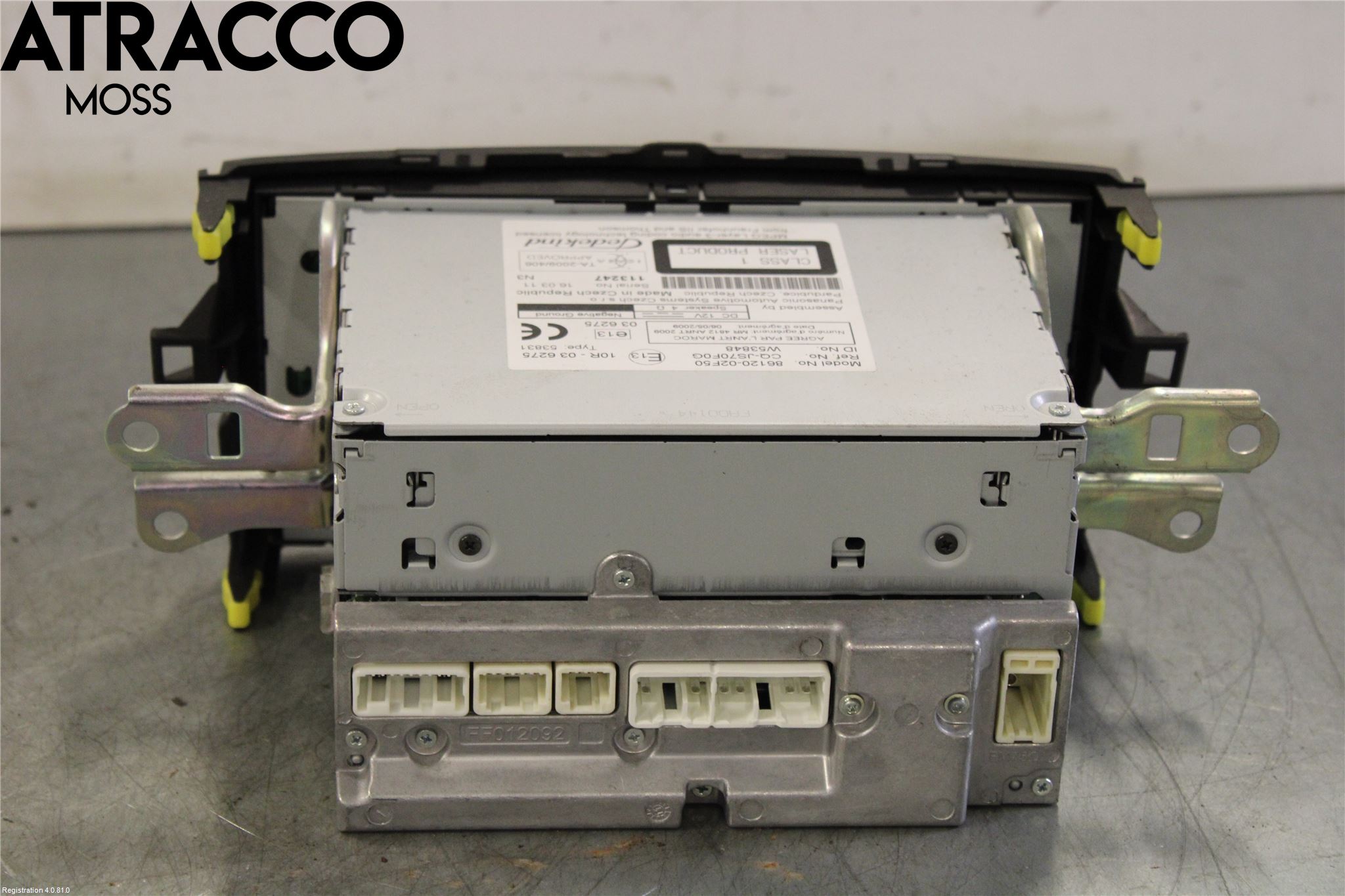 Toyota AURIS 10-12 Cd Radio - Multimediapanel