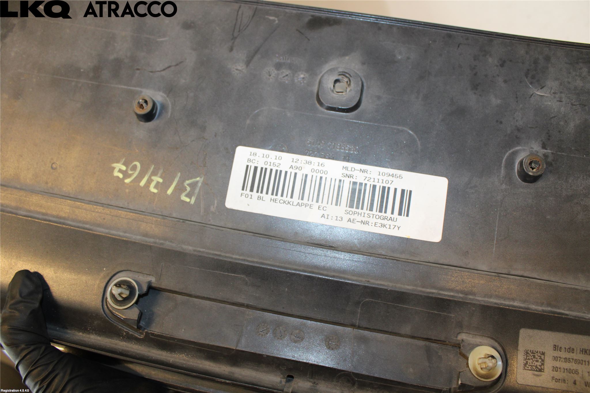 BMW 7 F01/02/03/04 09-15 Spoiler Bak