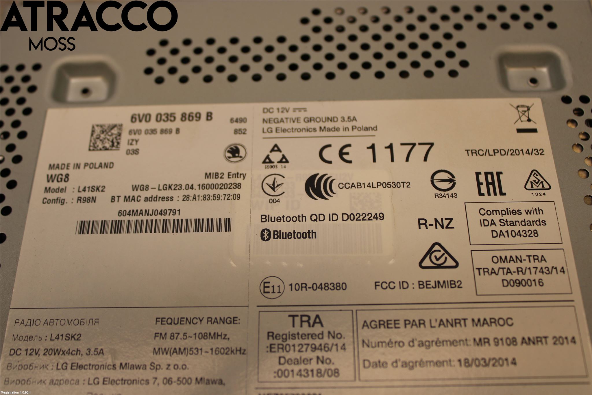 Skoda FABIA 15-21 Cd Radio - Multimediapanel