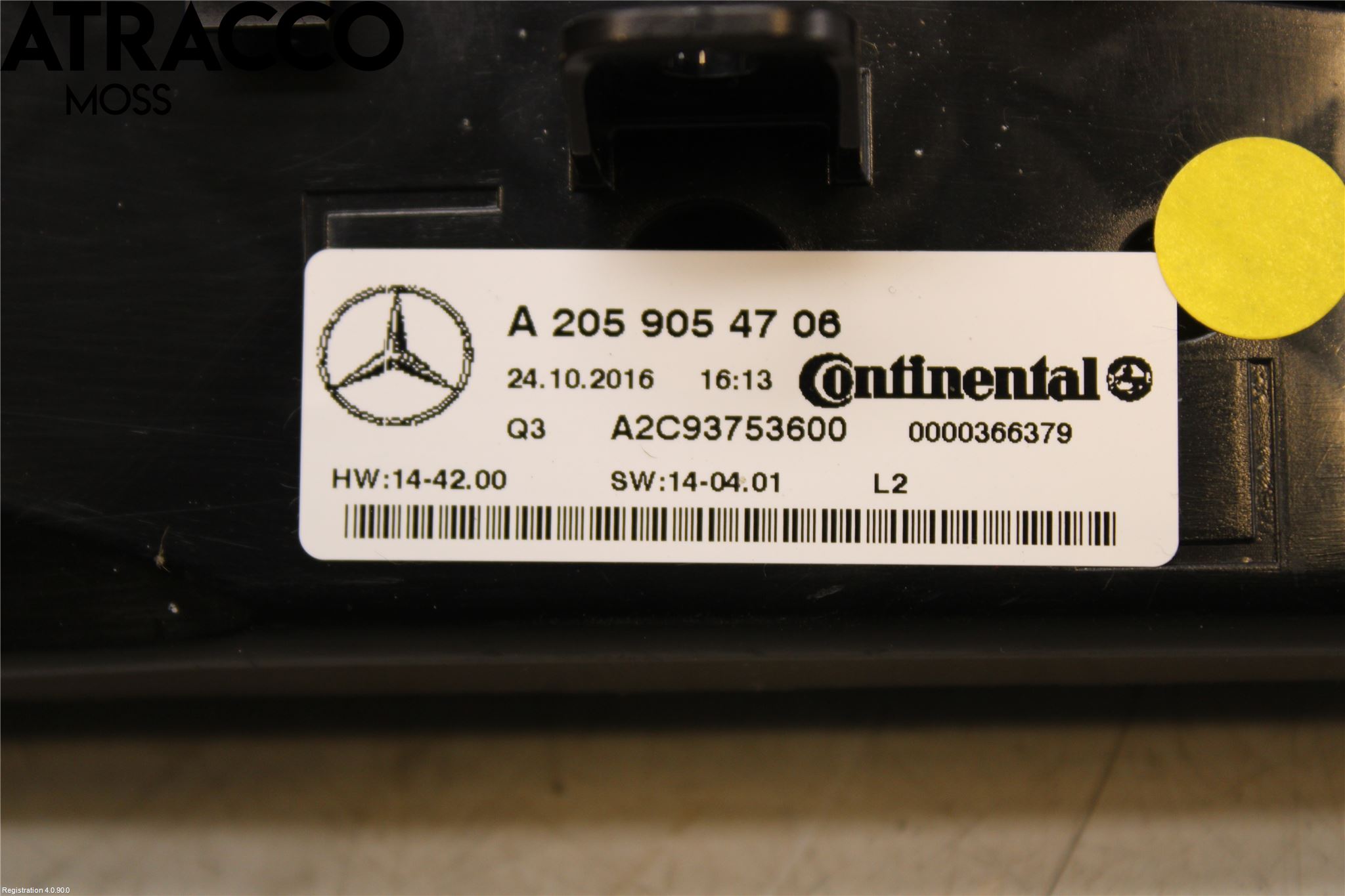 Mercedes-Benz MB C-KLASS (W205) 14-21 Värmereglage