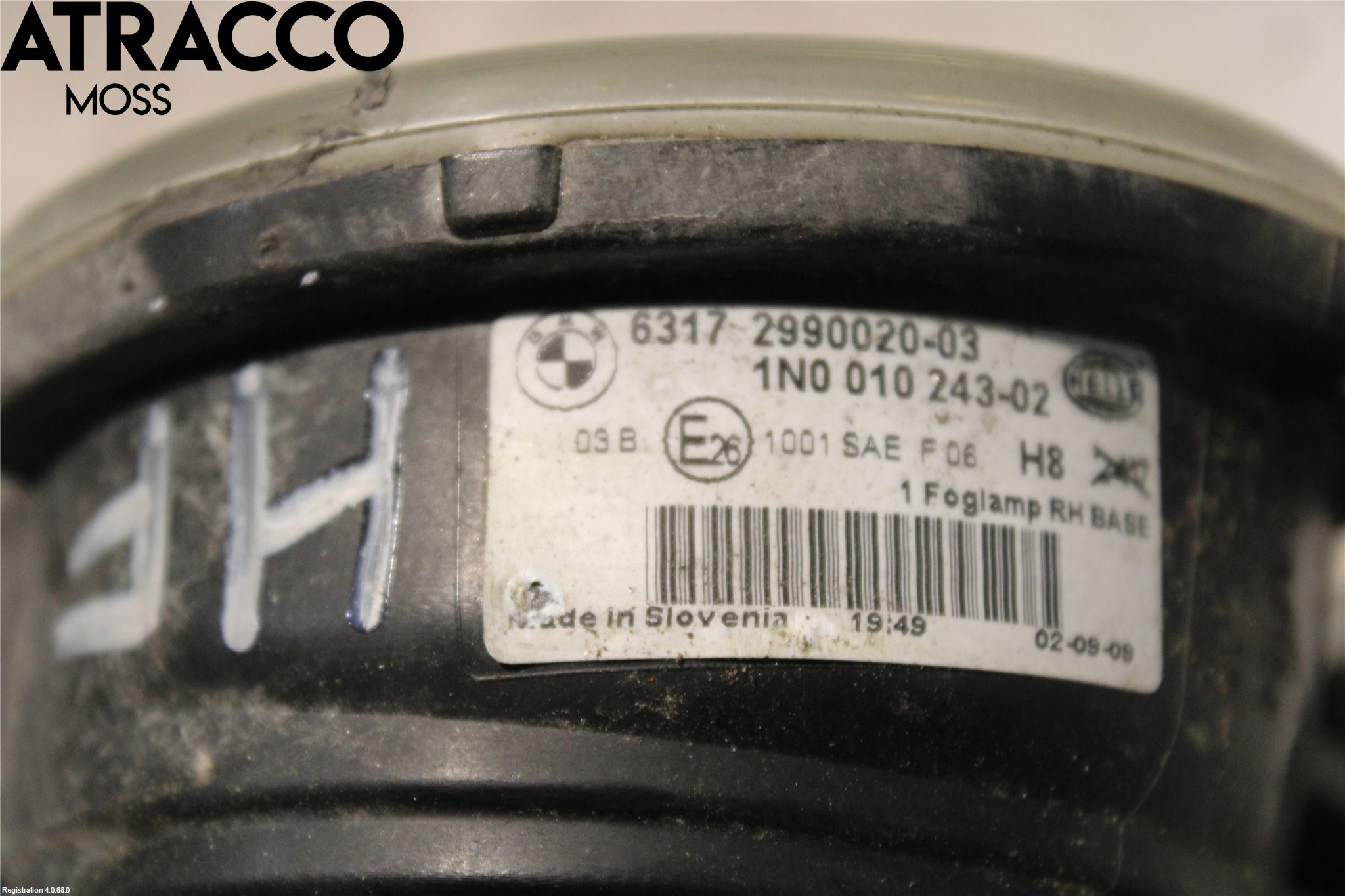 BMW X1 E84 10-15 Dimljus-Varselljus Fram